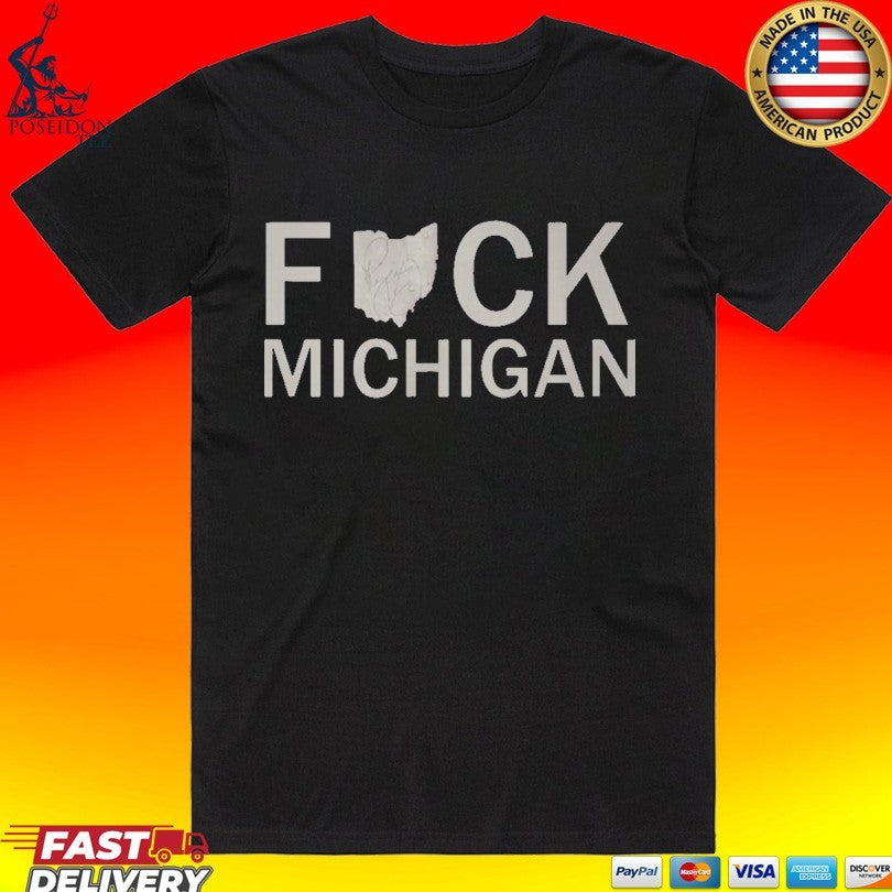 Ryan Day Fuck Michigan - Adult & Kids T-Shirts, Sweatshirts & Hoodies apparel design preview 1