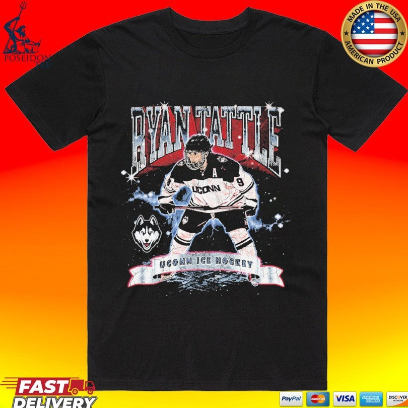 Ryan Tattle Uconn Ice Hockey - Adult & Kids T-Shirts, Sweatshirts & Hoodies apparel design preview 1