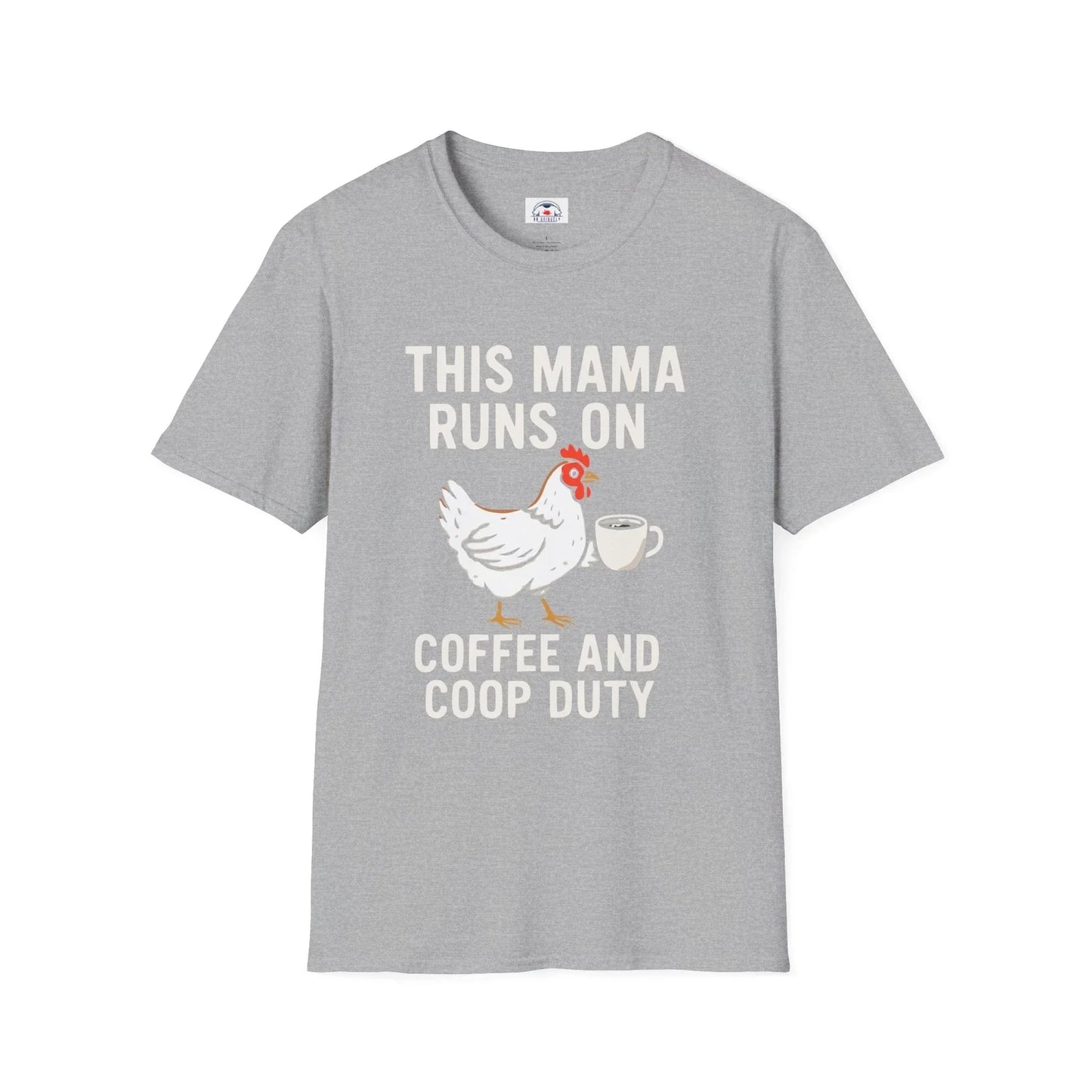Farmhouse Style Women's Home This Mama Runs on Coffee - Adult & Kids T-Shirts, Sweatshirts & Hoodies apparel design preview 1