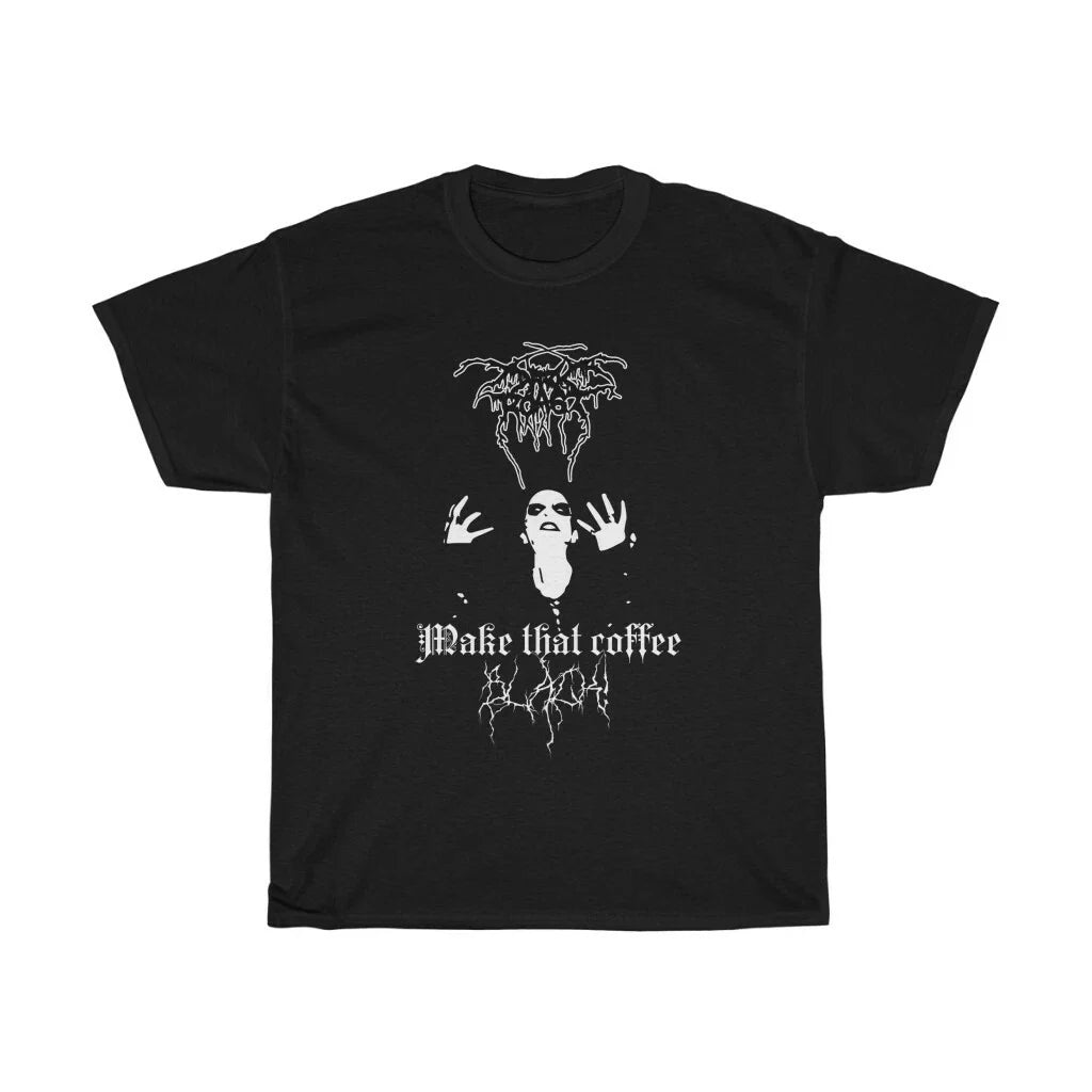 Dark Roast: Make That Coffee Black! (Darkthrone - Adult & Kids T-Shirts, Sweatshirts & Hoodies apparel design preview 1