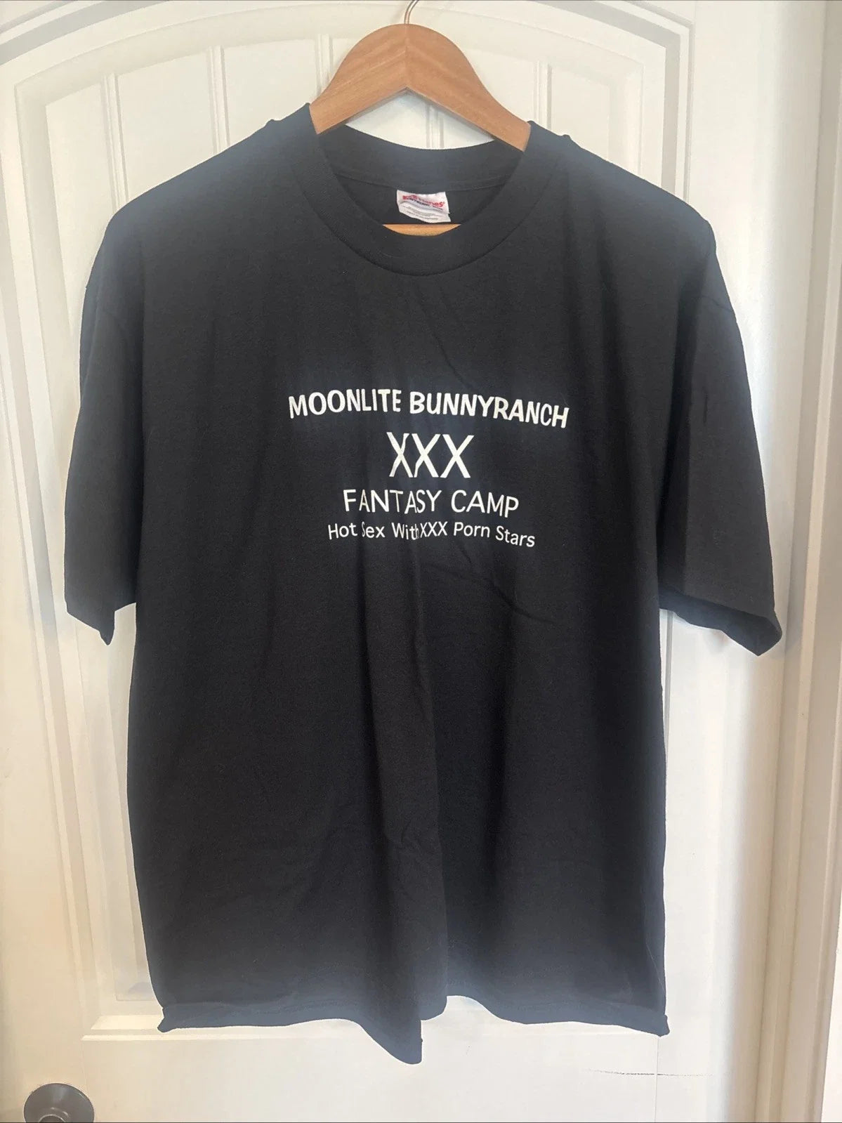 Vtg. Moonlight Bunny Ranch XXX Fantasy Camp Brothel - Adult & Kids T-Shirts, Sweatshirts & Hoodies apparel design preview 1