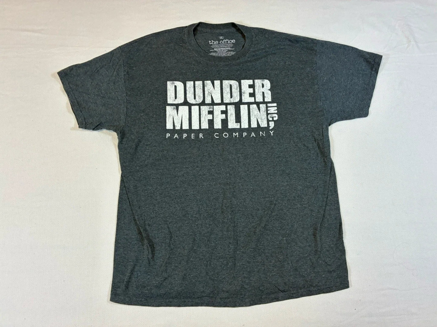 The Office Dunder Mifflin Men's XL Charcoal Grey - Adult & Kids T-Shirts, Sweatshirts & Hoodies apparel design preview 1