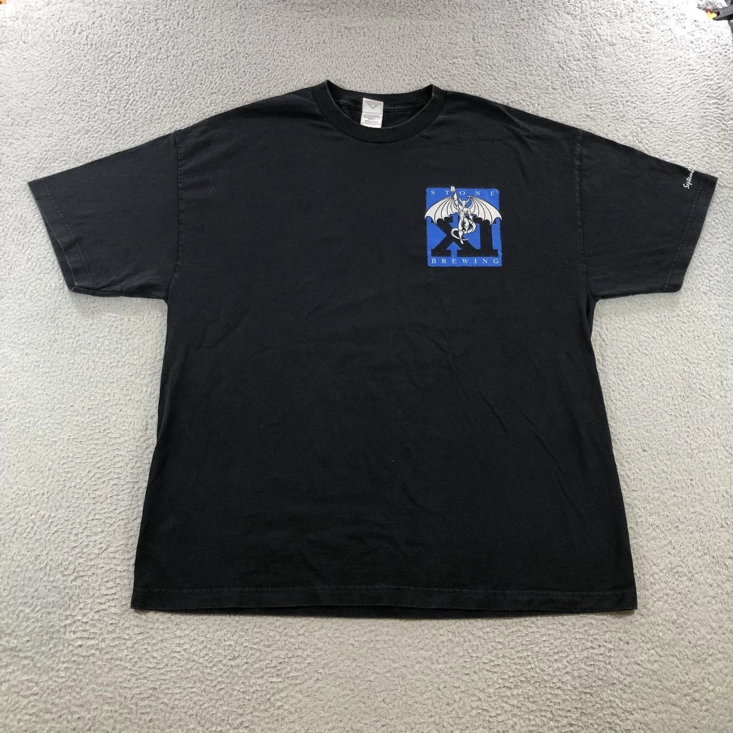 Stone Brewing Mens 2XL Black 11th Anniversary Beer - Adult & Kids T-Shirts, Sweatshirts & Hoodies apparel design preview 1
