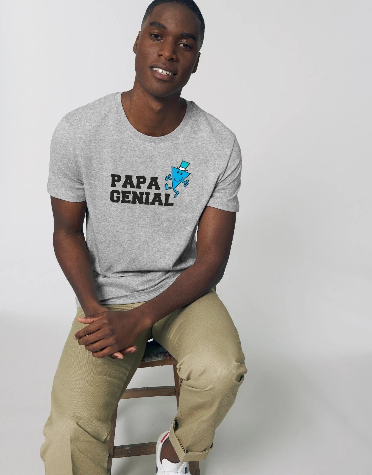 Men's Short Sleeve Gray, DAD AWESOME - Adult & Kids T-Shirts, Sweatshirts & Hoodies apparel design preview 1