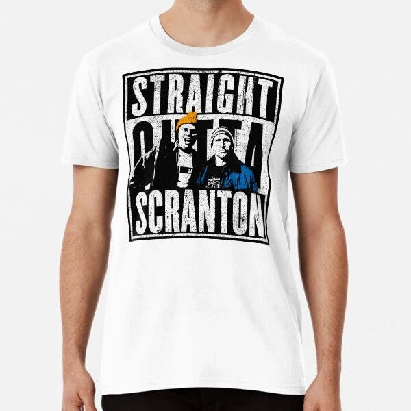 Straight Outta Scranton (Variant) Lazy Scr S to 5XL - Adult & Kids T-Shirts, Sweatshirts & Hoodies apparel design preview 1