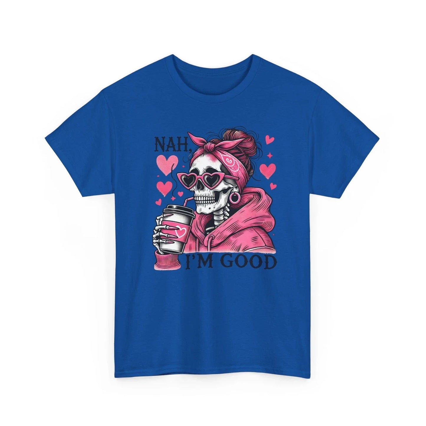 Coffee Wizard Funny Magic Nah Im Good Skeleton - Adult & Kids T-Shirts, Sweatshirts & Hoodies apparel design preview 1