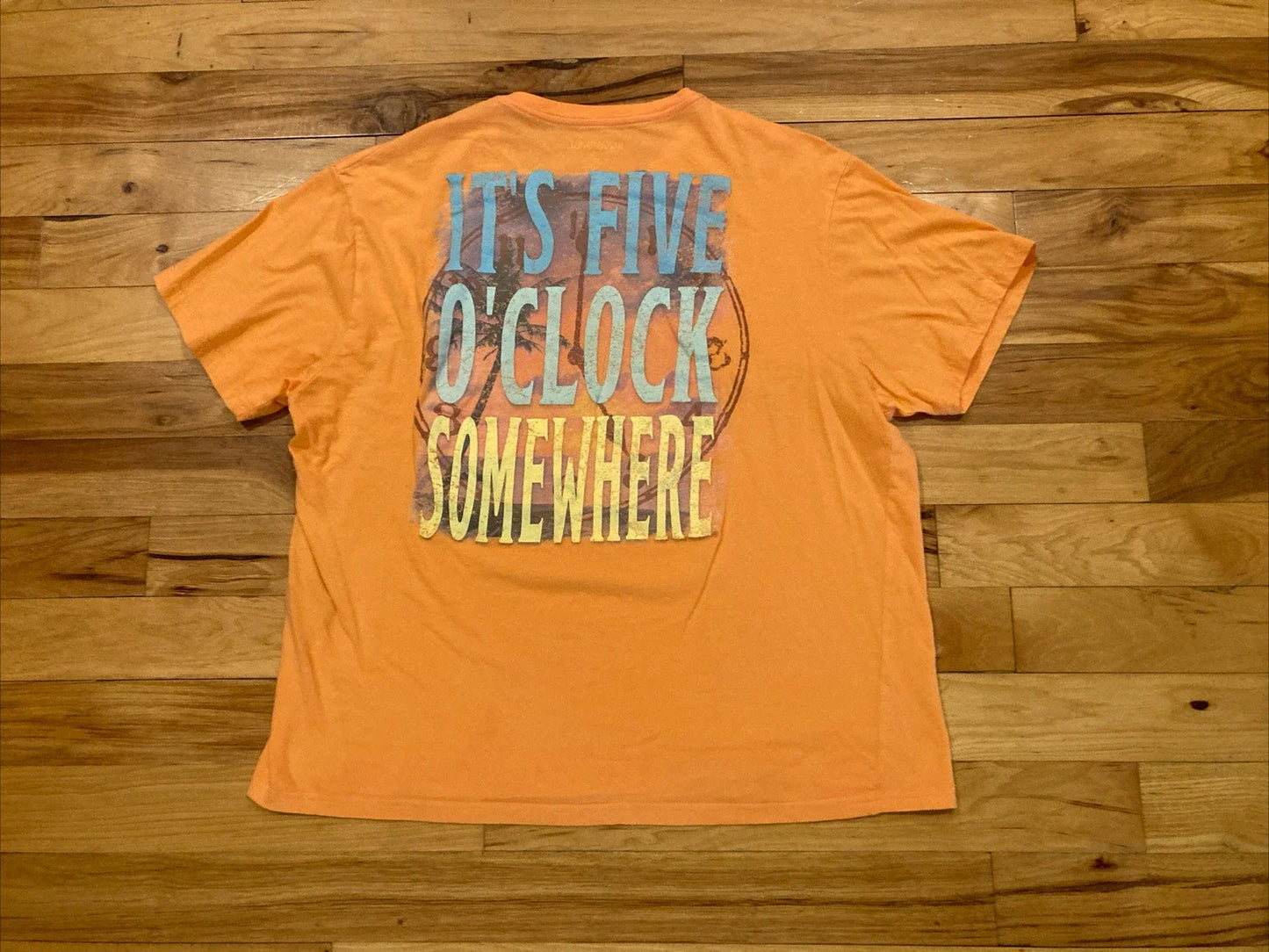 Its Five O'Clock Somewhere Margaritaville Orange - Adult & Kids T-Shirts, Sweatshirts & Hoodies apparel design preview 1