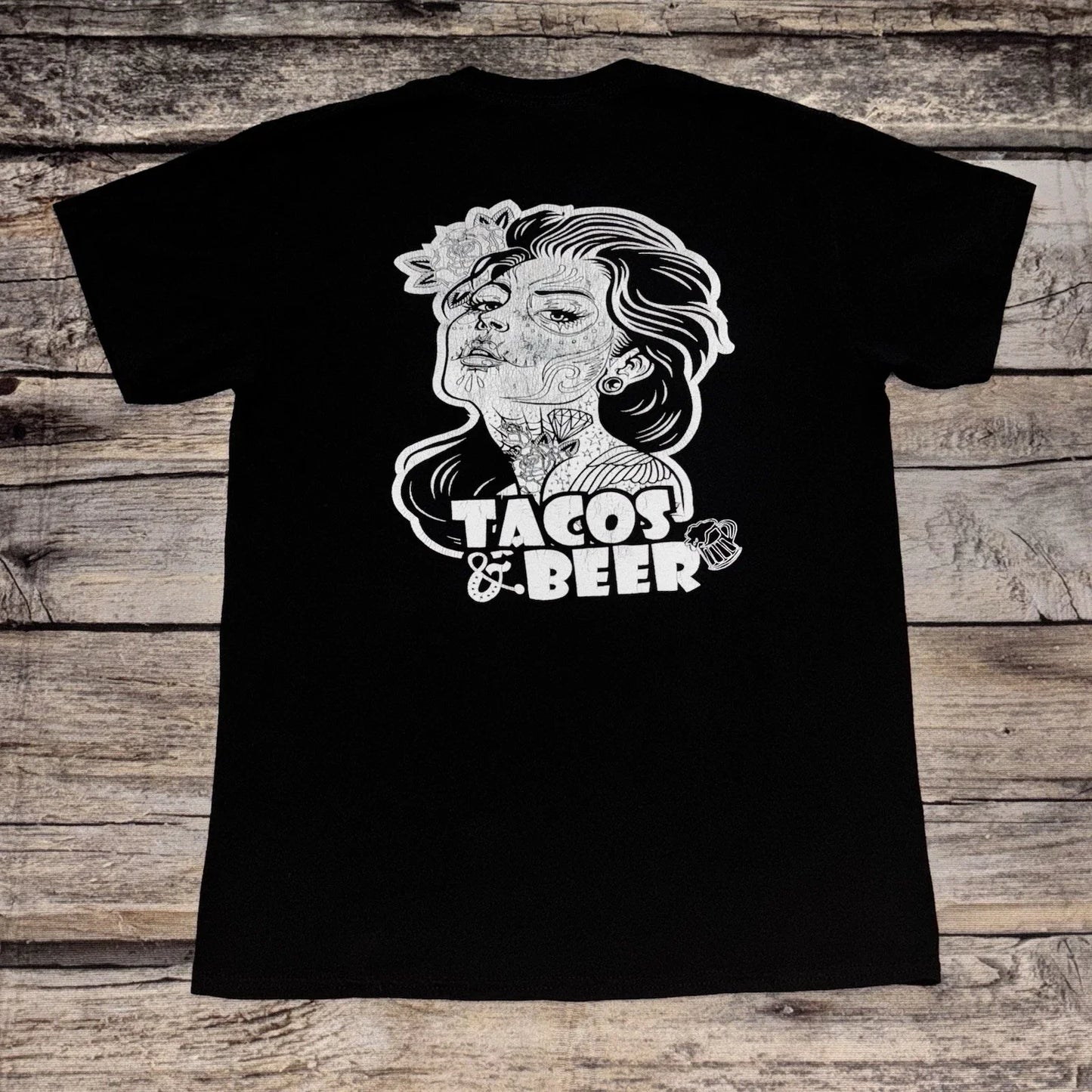 Tacos Beer Graphic Adult Size Medium - Adult & Kids T-Shirts, Sweatshirts & Hoodies apparel design preview 1