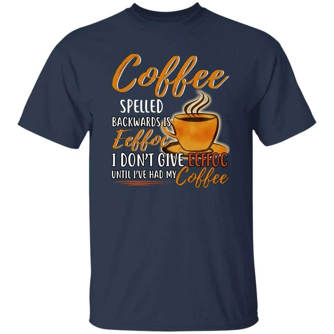 Coffee eeffoc gift definition black navy dark heather - Adult & Kids T-Shirts, Sweatshirts & Hoodies apparel design preview 1