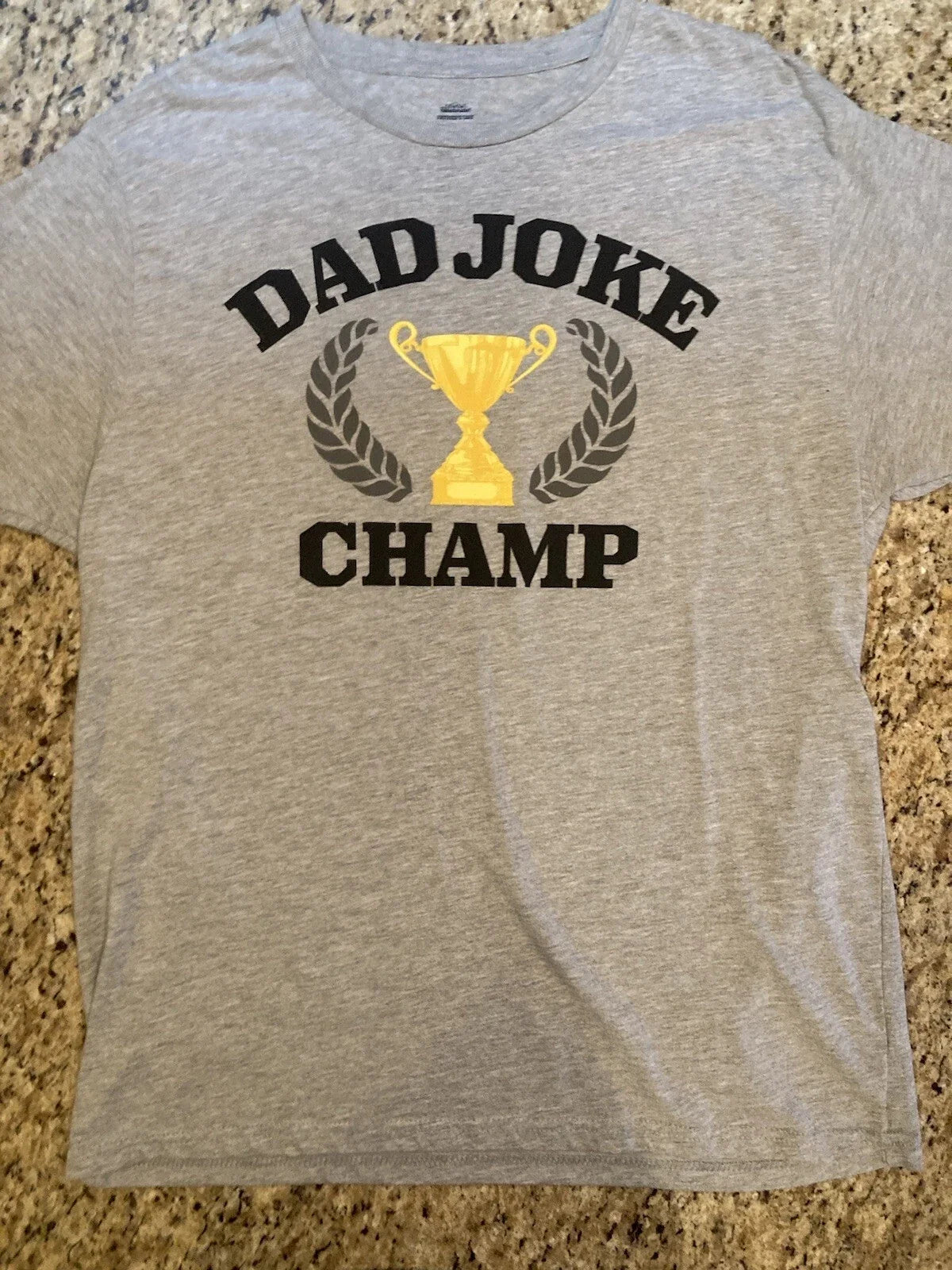 Dad Joke Champ Large - Adult & Kids T-Shirts, Sweatshirts & Hoodies apparel design preview 1