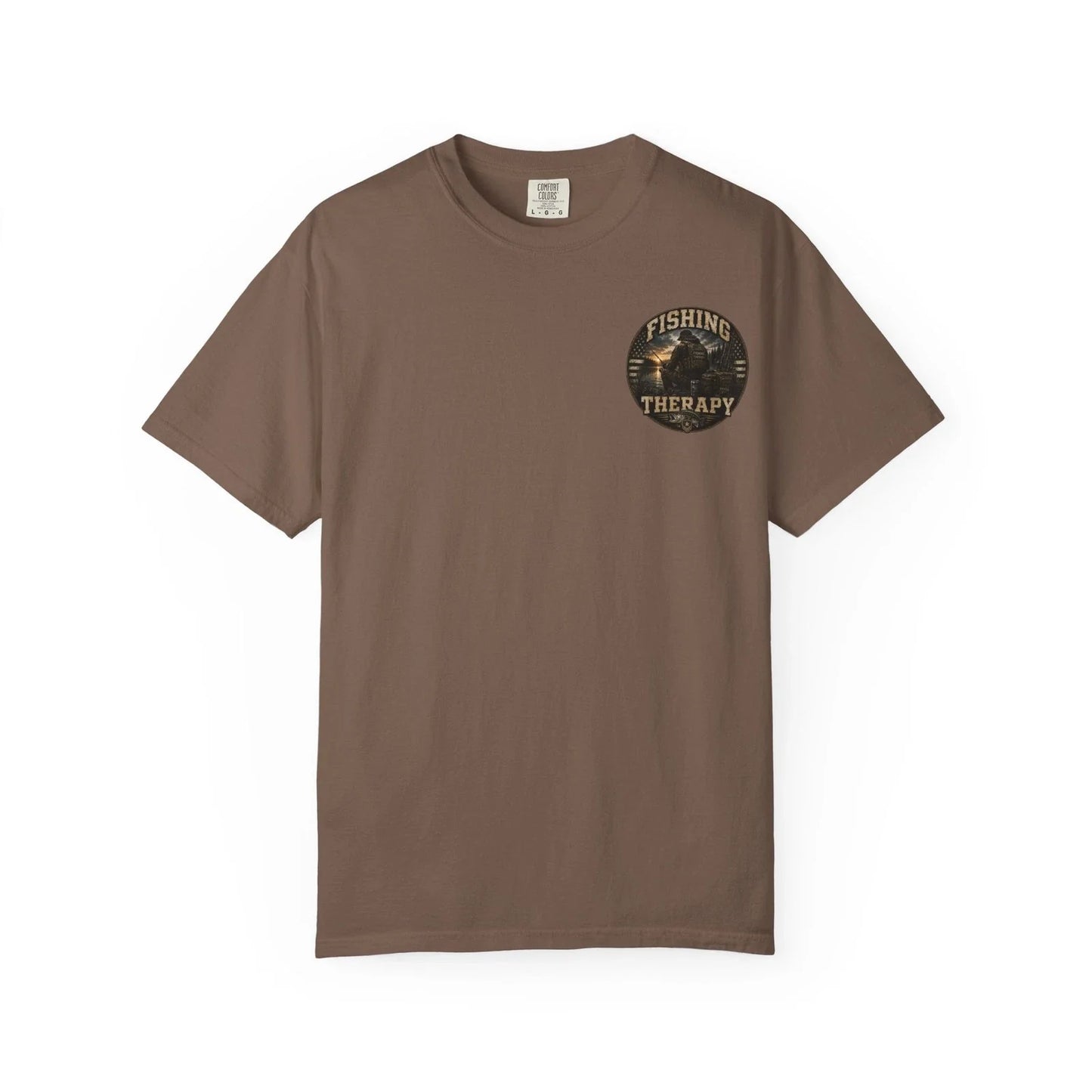 Hoox Fishing Therapy Unisex Garment-Dyed - Adult & Kids T-Shirts, Sweatshirts & Hoodies apparel design preview 1