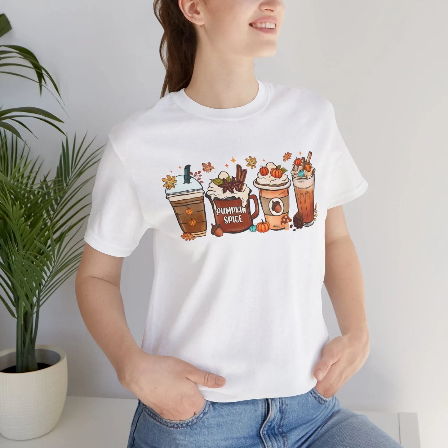 Autumn Coffee Fall Season Lovers, Pumpkin Spice - Adult & Kids T-Shirts, Sweatshirts & Hoodies apparel design preview 1