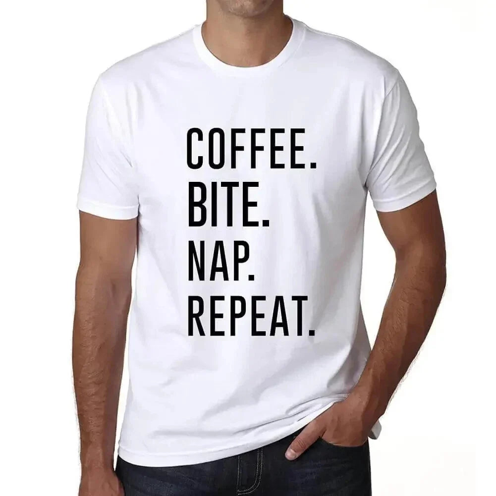 ULTRABASIC men's coffee bite nap repetition cock - Adult & Kids T-Shirts, Sweatshirts & Hoodies apparel design preview 1