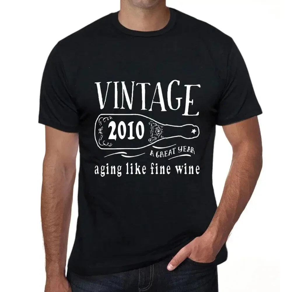 Men's Graphic Aging Like A Fine Wine 2010 14th - Adult & Kids T-Shirts, Sweatshirts & Hoodies apparel design preview 1
