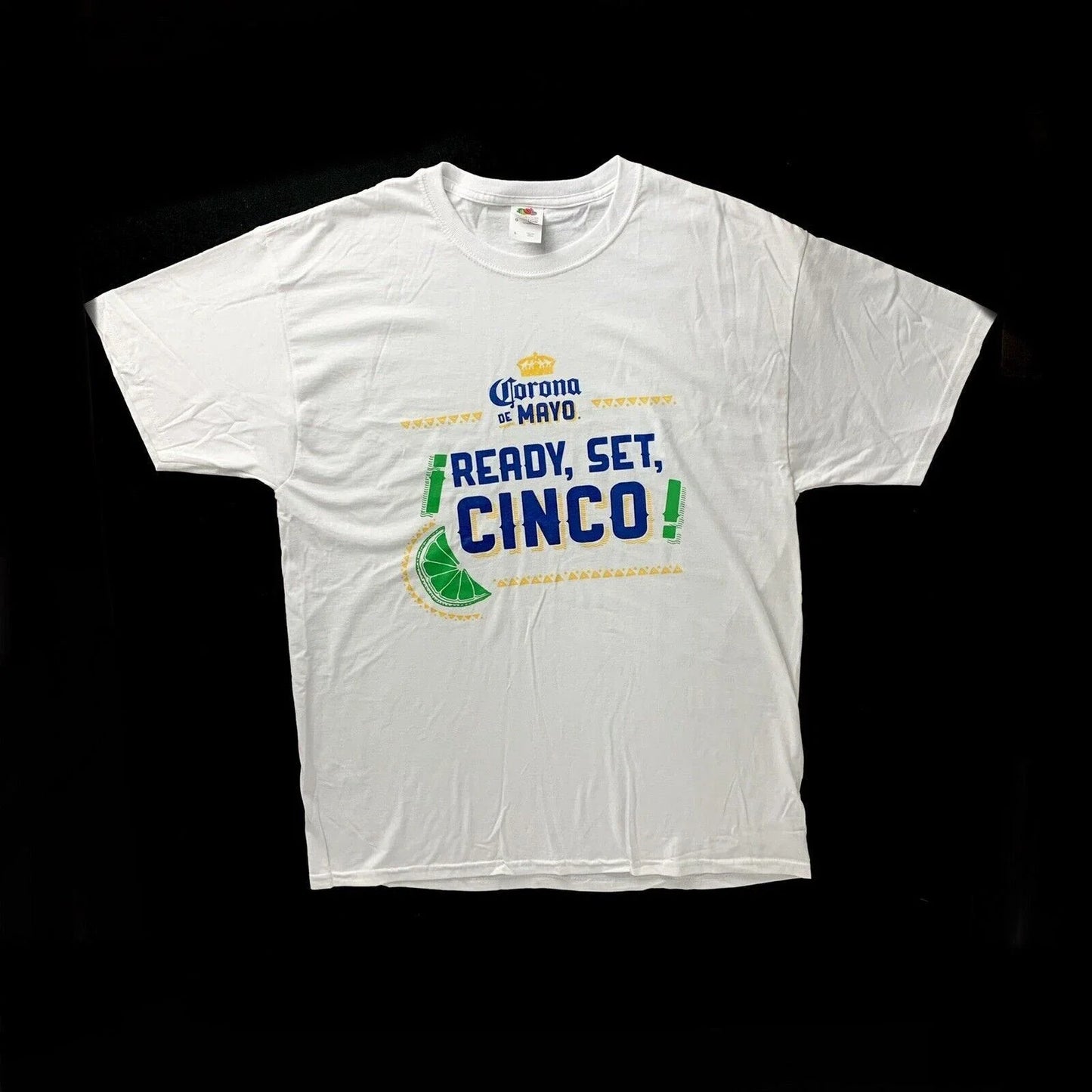Corona Beer Cinco De Mayo White XL NEW Cerveza - Adult & Kids T-Shirts, Sweatshirts & Hoodies apparel design preview 1
