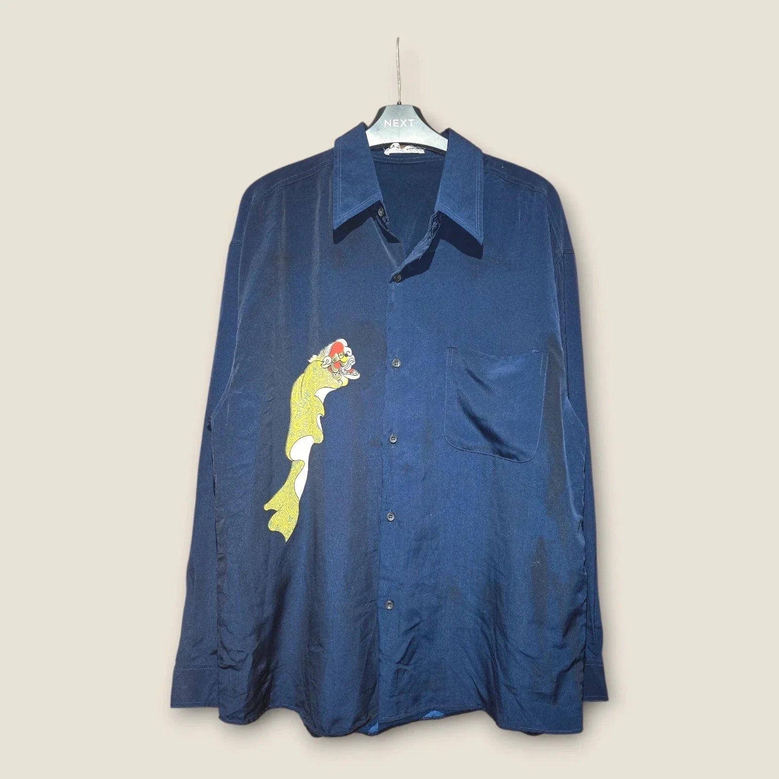 Men's Navy Y2K Lazy Duck Japanese Lady Print - Adult & Kids T-Shirts, Sweatshirts & Hoodies apparel design preview 1