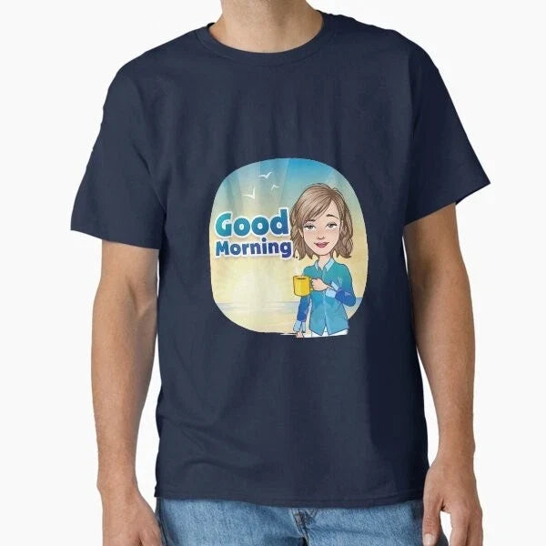MORNING COFFEE TIME Classic Made in US/AUS Size S-2XL - Adult & Kids T-Shirts, Sweatshirts & Hoodies apparel design preview 1