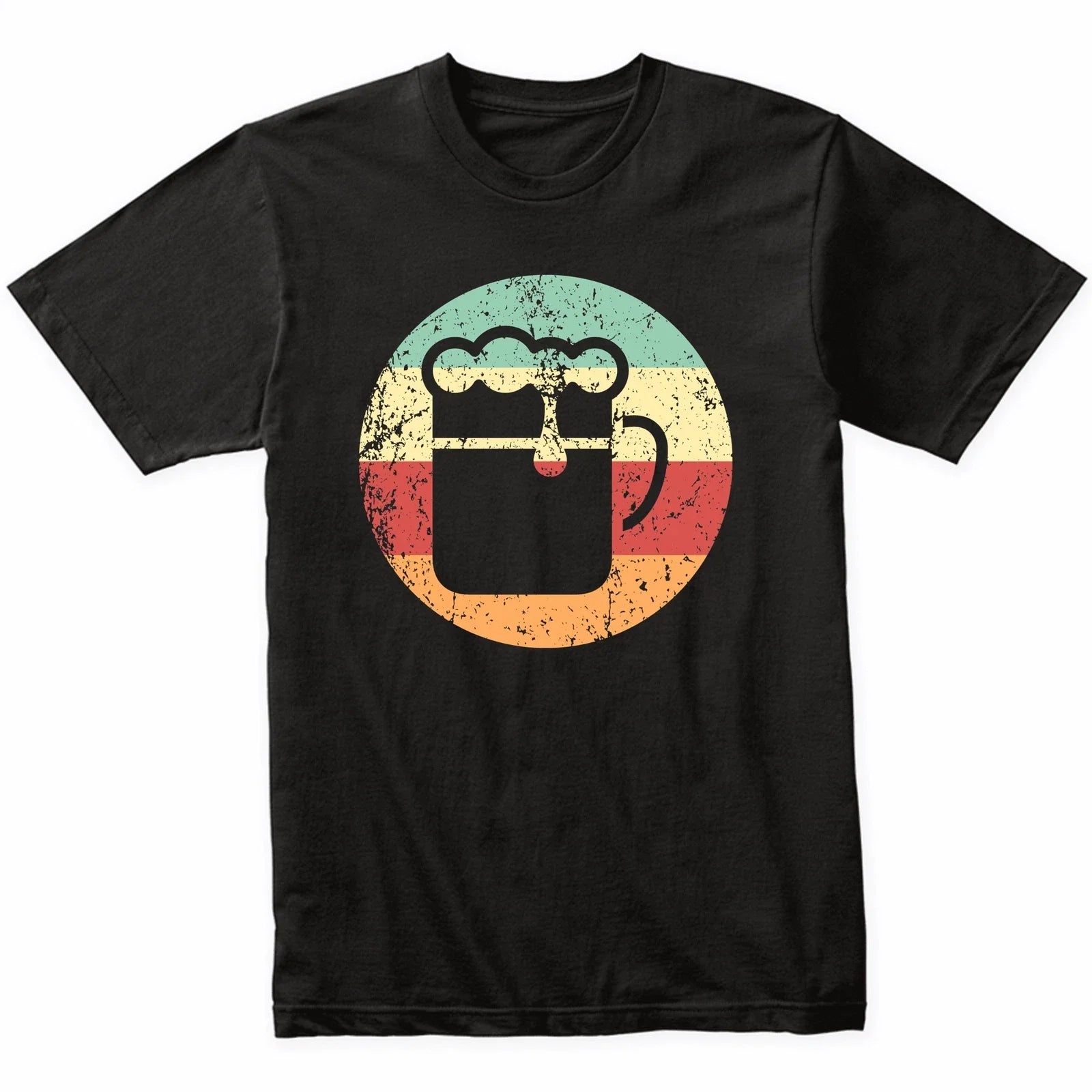 Craft Beer Drinker Retro Glass Colors - Adult & Kids T-Shirts, Sweatshirts & Hoodies apparel design preview 1