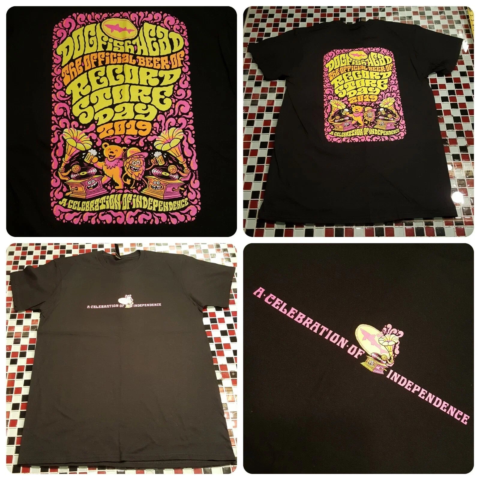 Dogfish Head Beer LARGE Record Store Day 2019 - Adult & Kids T-Shirts, Sweatshirts & Hoodies apparel design preview 1