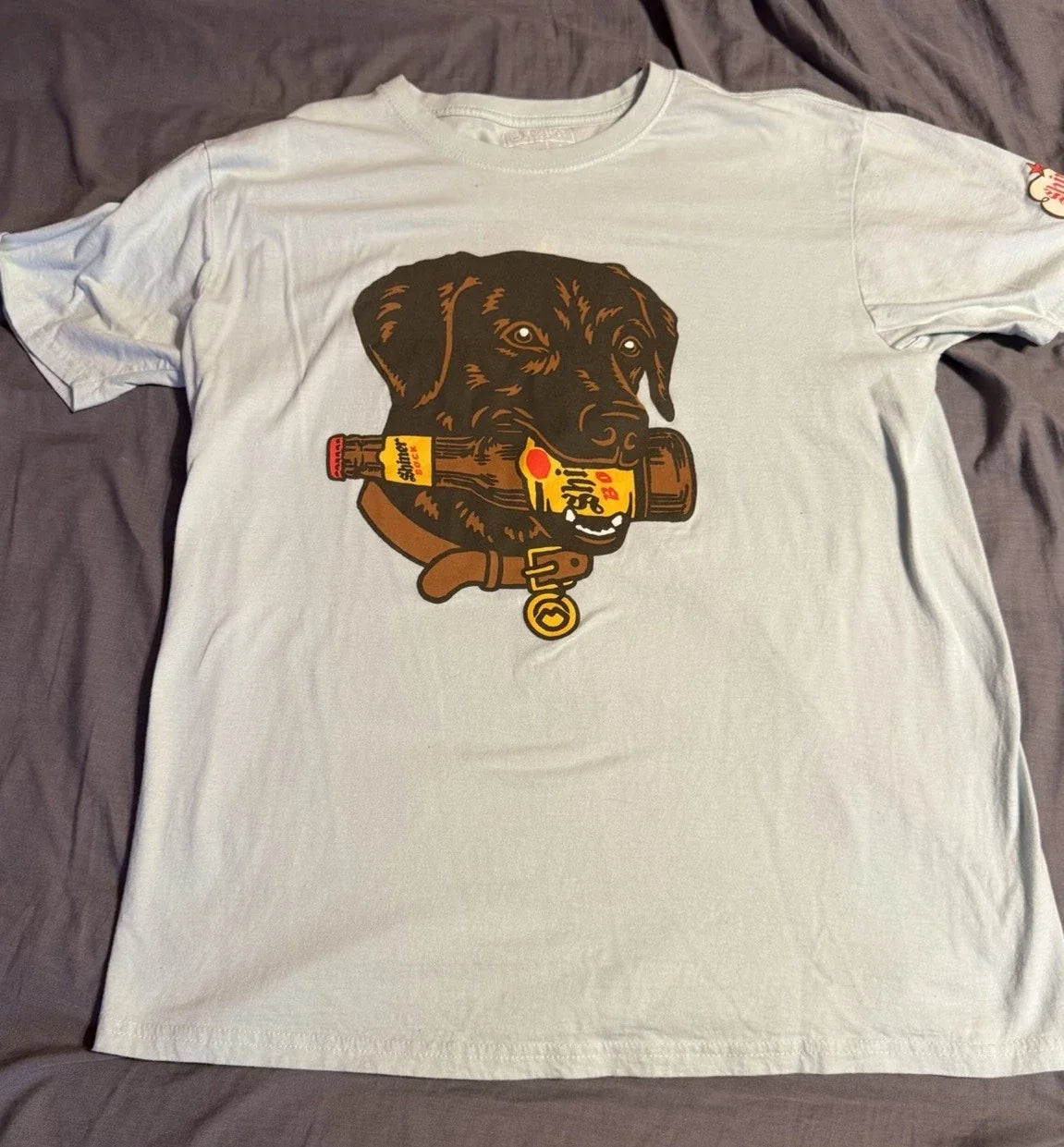 Shiner Magellan Outdoors White Dog Beer Graphic Men's - Adult & Kids T-Shirts, Sweatshirts & Hoodies apparel design preview 1
