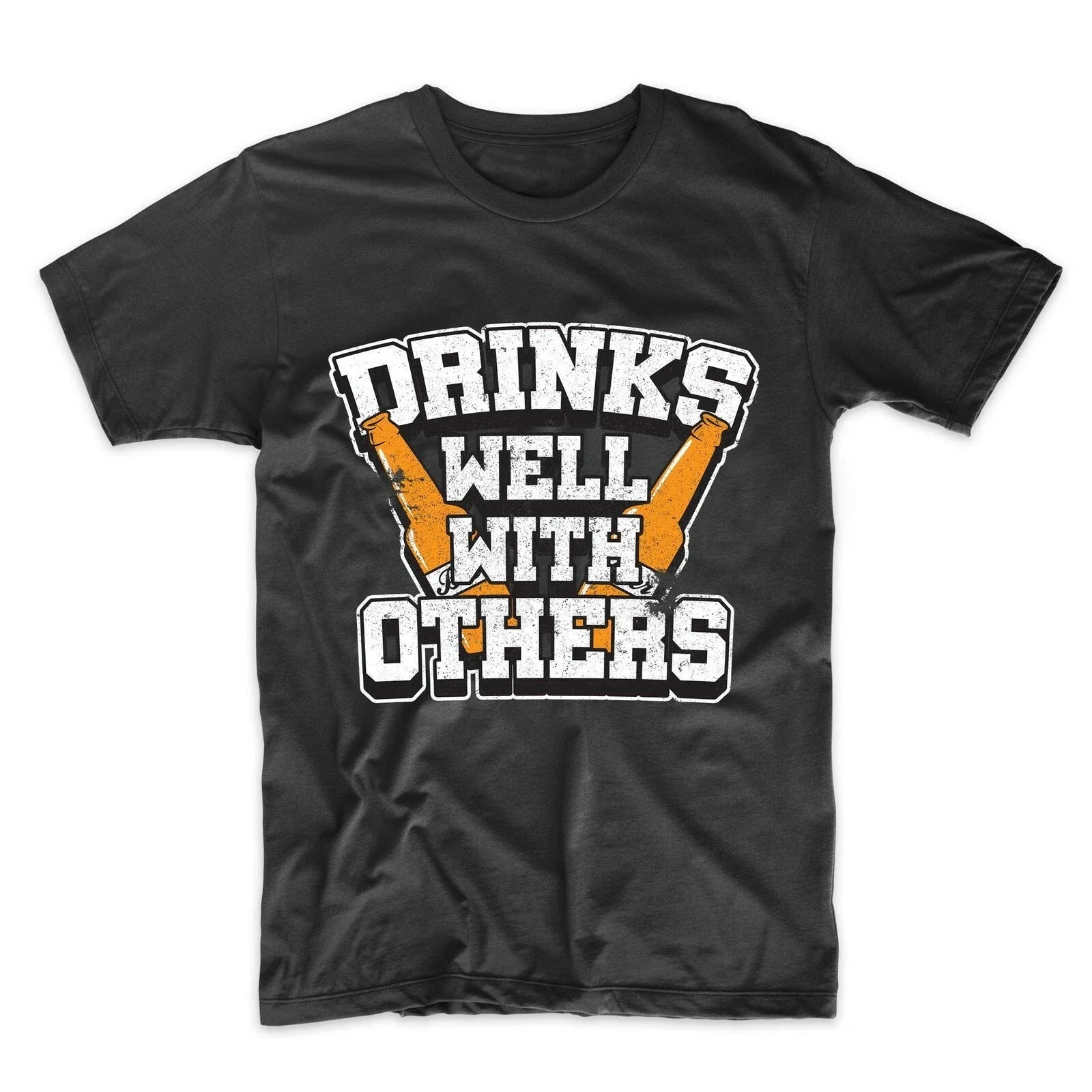 Funny Drinking For Men Drinks Well With Others Beer - Adult & Kids T-Shirts, Sweatshirts & Hoodies apparel design preview 1