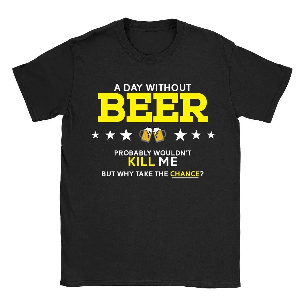 A Day Without Beer Mens Funny Gift For Dad Father's - Adult & Kids T-Shirts, Sweatshirts & Hoodies apparel design preview 1