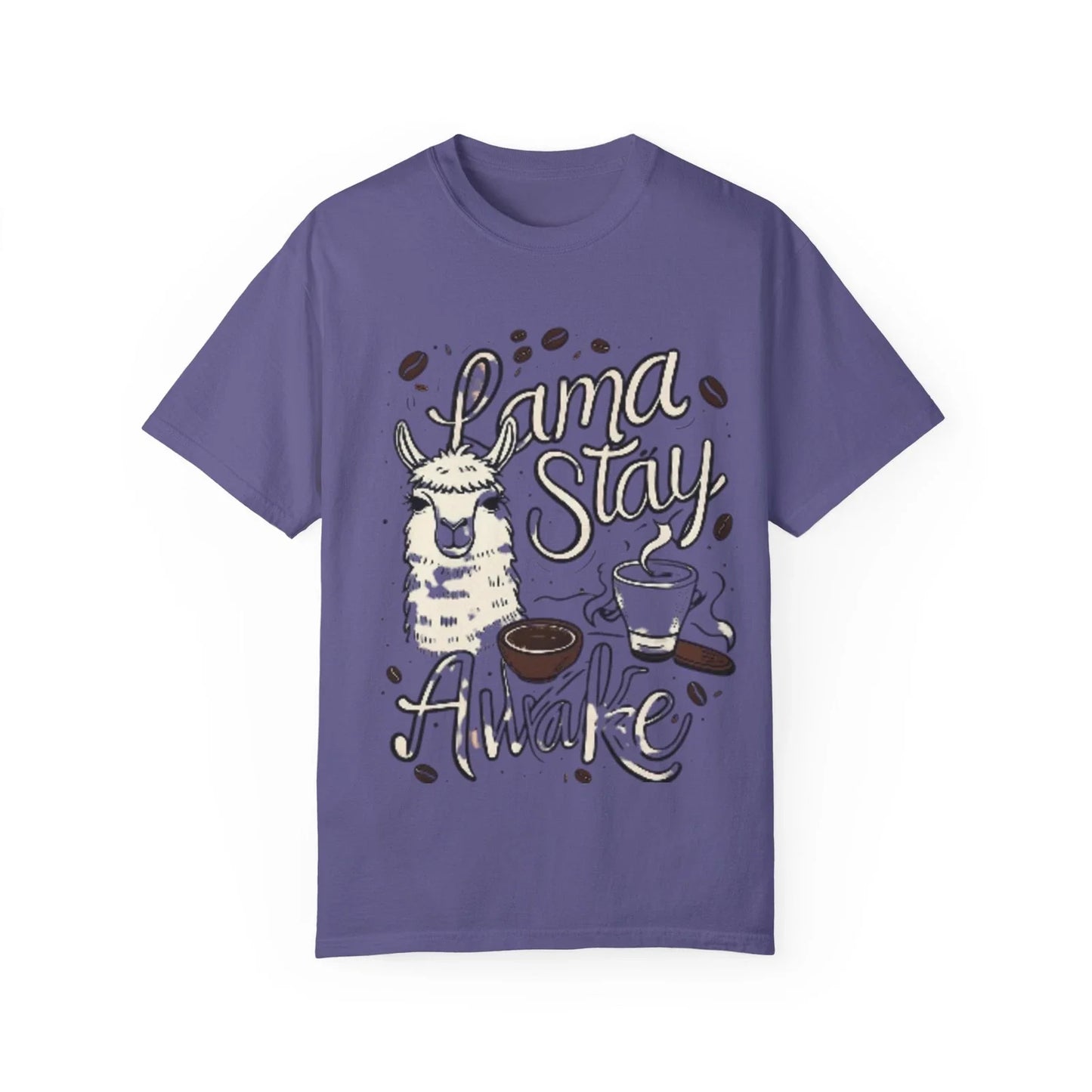 Funny Coffee Llama Cute Animal Gift for Lovers, - Adult & Kids T-Shirts, Sweatshirts & Hoodies apparel design preview 1