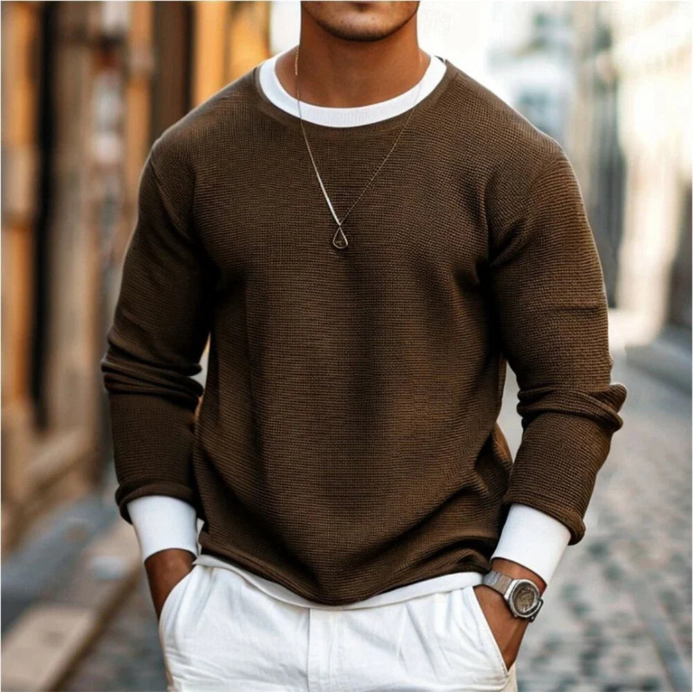 Men's Casual Classic Slim Round Neck - Adult & Kids T-Shirts, Sweatshirts & Hoodies apparel design preview 1
