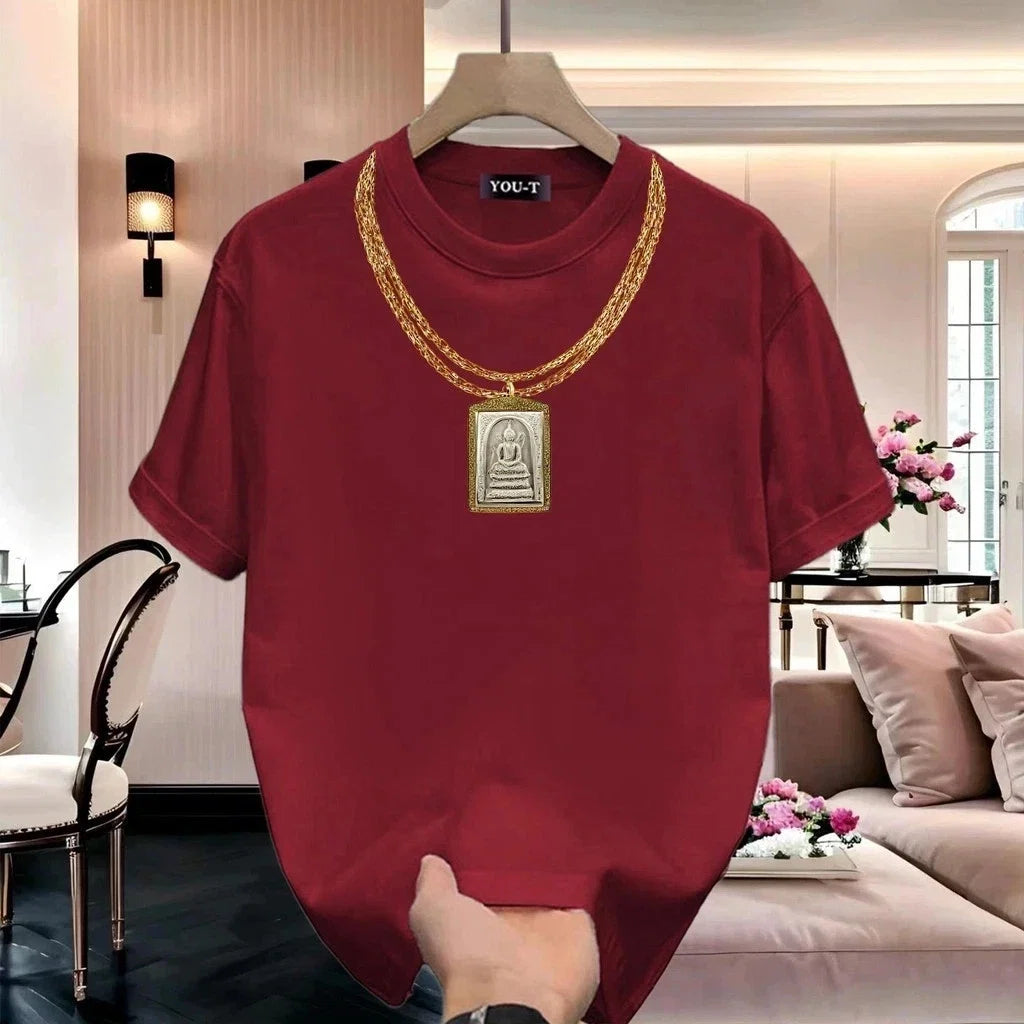 S-3XL Unisex Oversize Amulet Necklace Print Cotton - Adult & Kids T-Shirts, Sweatshirts & Hoodies apparel design preview 1