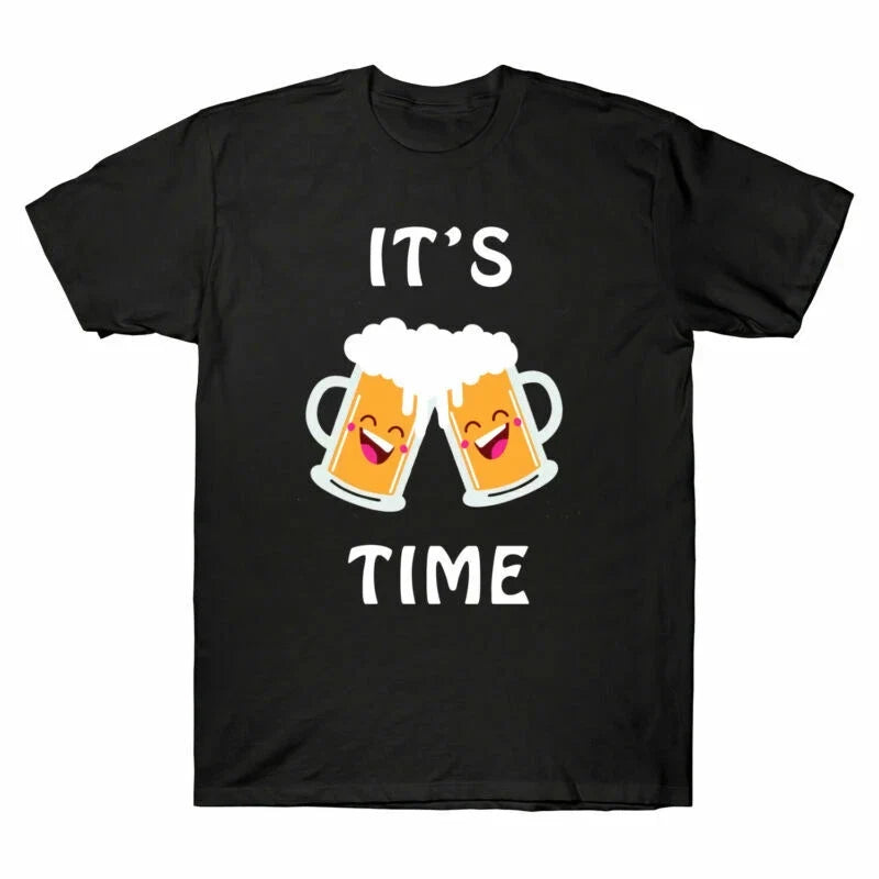 It's Fashion Funny Sleeve Men's Short Time Cotton - Adult & Kids T-Shirts, Sweatshirts & Hoodies apparel design preview 1