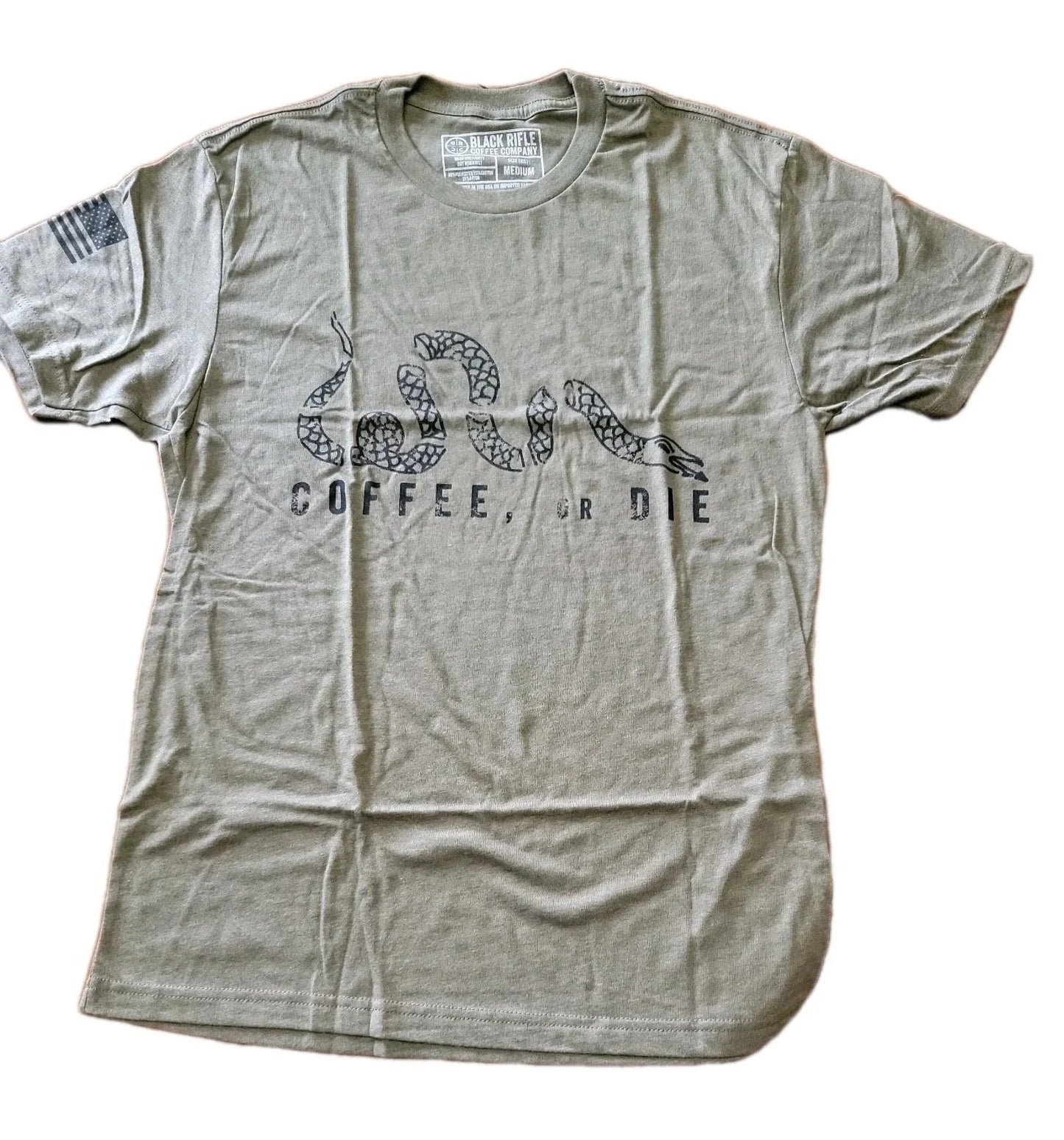 Black Rifle Coffee Company BRCC or Die Mens Medium - Adult & Kids T-Shirts, Sweatshirts & Hoodies apparel design preview 1