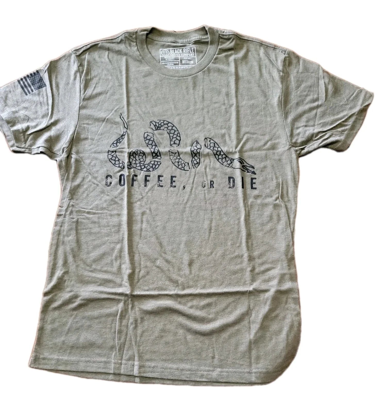 Black Rifle Coffee Company BRCC or Die Mens Medium - Adult & Kids T-Shirts, Sweatshirts & Hoodies apparel design preview 1