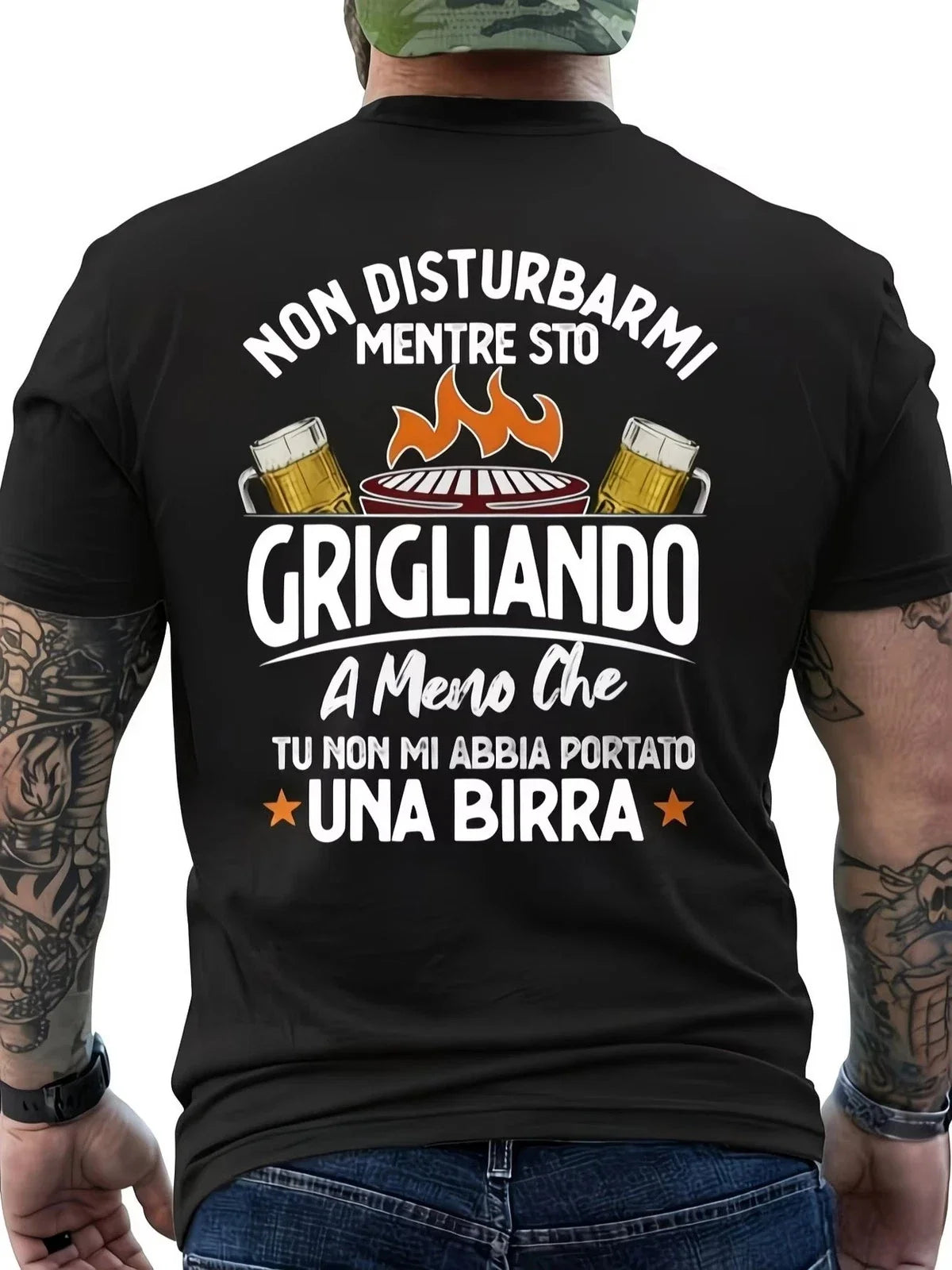 Funny Men's Italian Beer - Adult & Kids T-Shirts, Sweatshirts & Hoodies apparel design preview 1