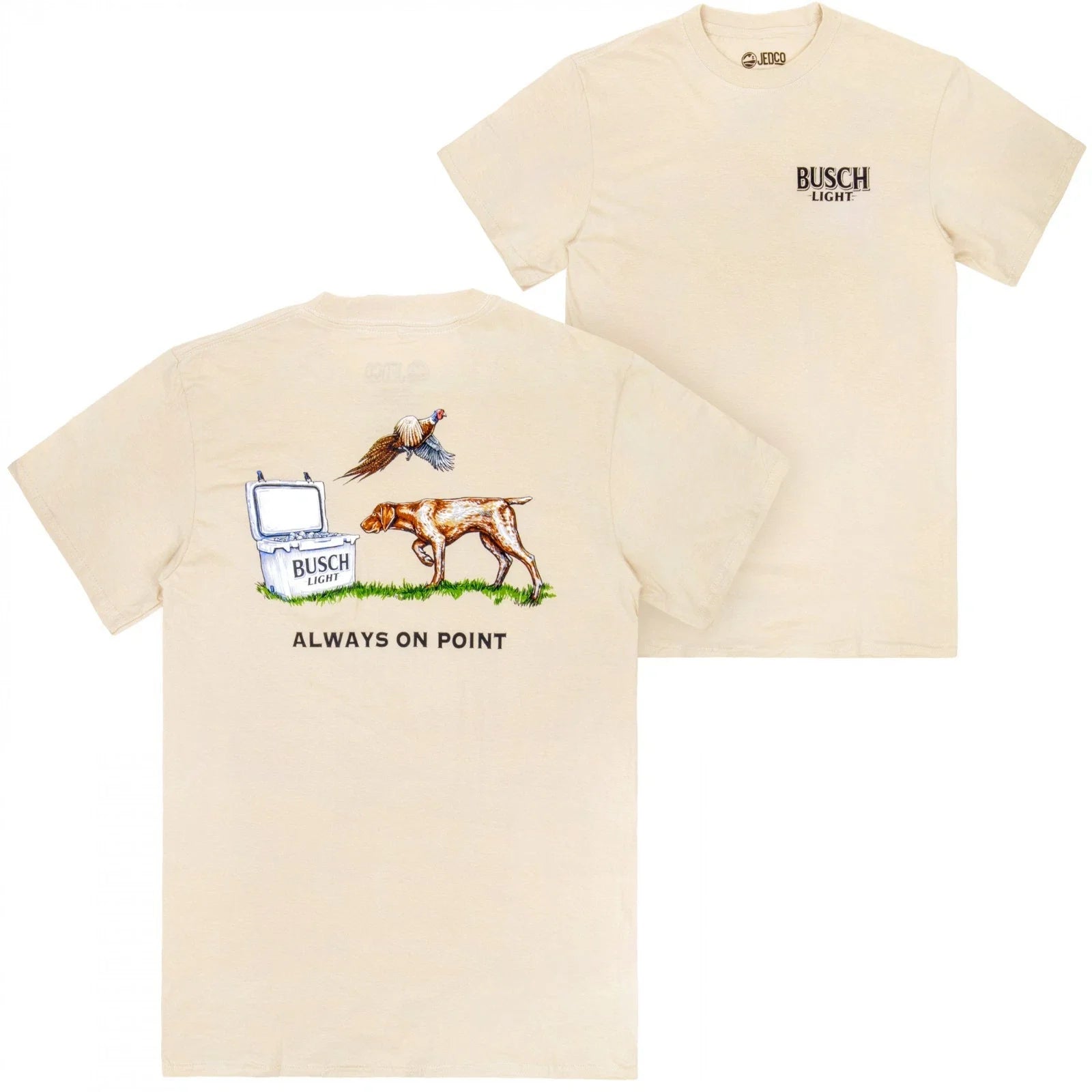 Busch Light Always on Point Front and Back Short - Adult & Kids T-Shirts, Sweatshirts & Hoodies apparel design preview 1