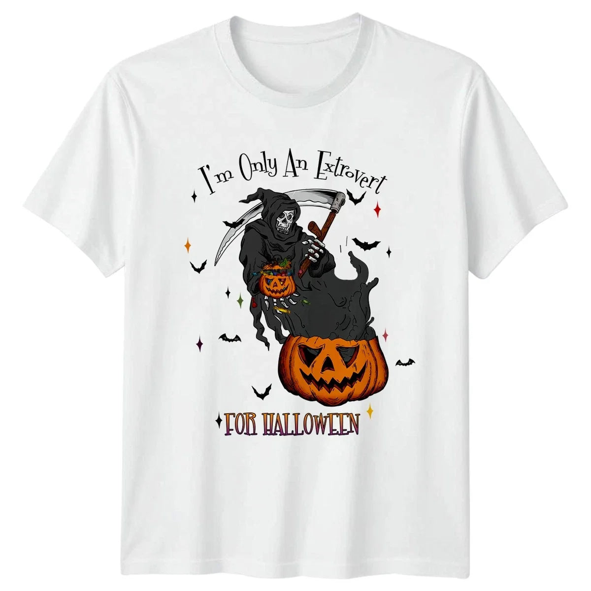 Im Only An Extrovert Halloween Gift For Him And Her - Adult & Kids T-Shirts, Sweatshirts & Hoodies apparel design preview 1