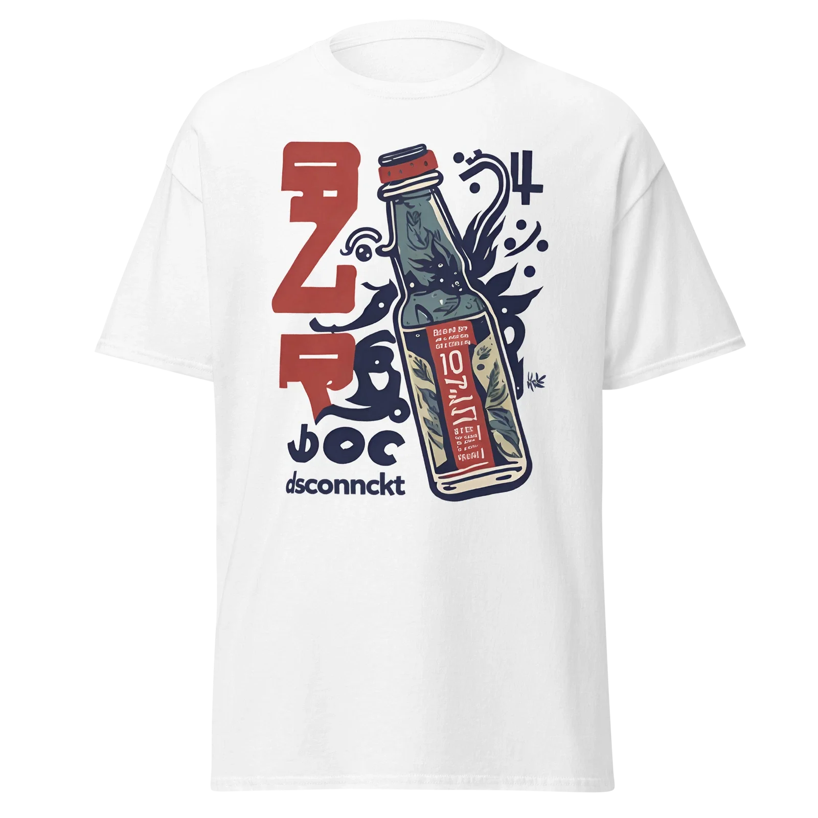 Dsconnckt Beer Bottle - Adult & Kids T-Shirts, Sweatshirts & Hoodies apparel design preview 1