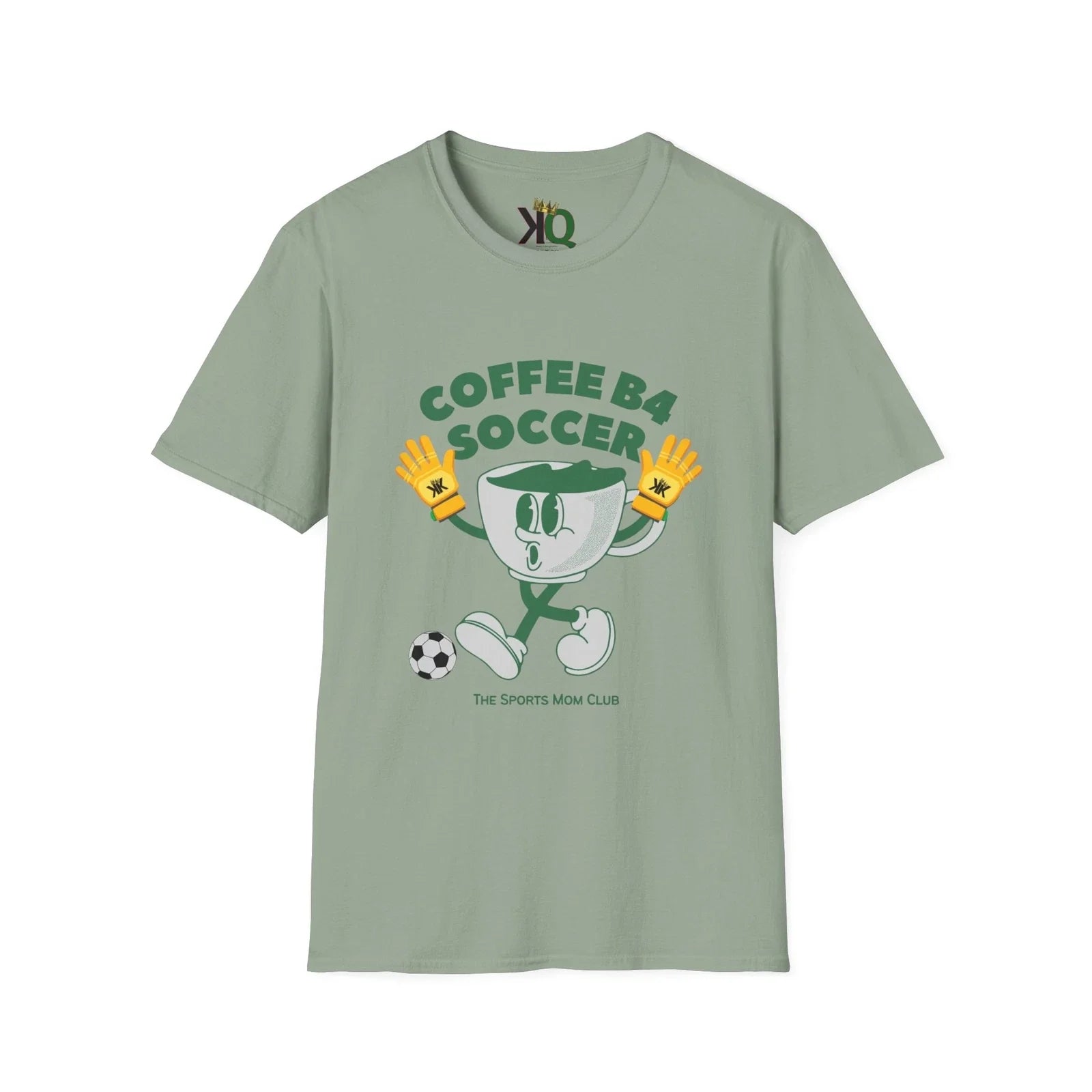 Coffee B4 Soccer Unisex Softstyle for Lovers - Adult & Kids T-Shirts, Sweatshirts & Hoodies apparel design preview 1