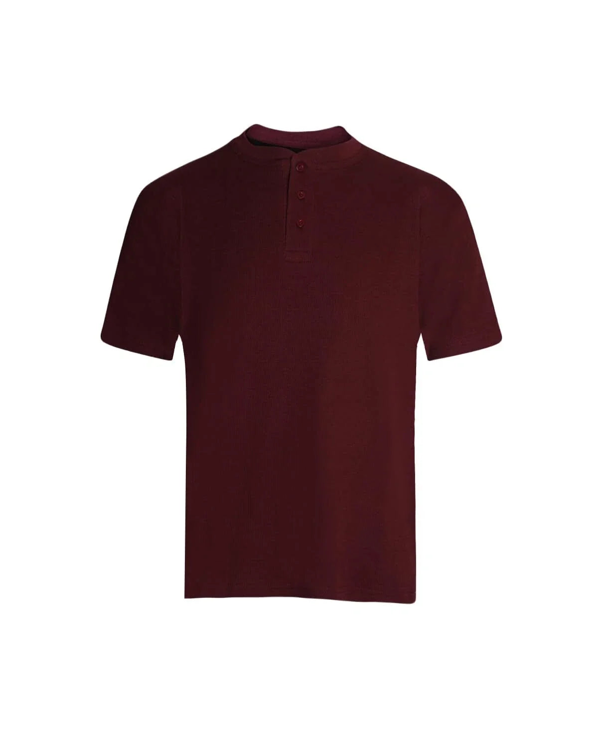 UrbanFit Mens Henley Short Sleeve Waffle Knit Top - Adult & Kids T-Shirts, Sweatshirts & Hoodies apparel design preview 1
