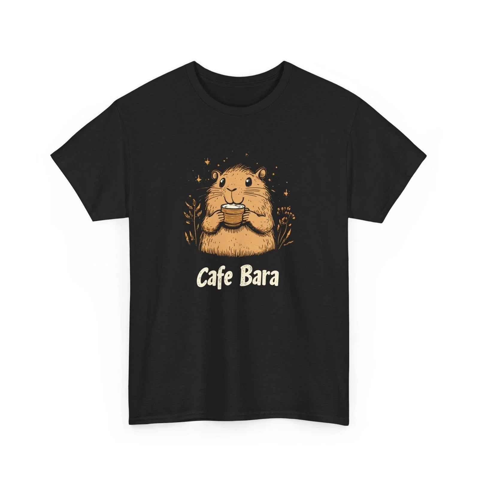 Coffee Lover But First, Funny Cafebara Capybara - Adult & Kids T-Shirts, Sweatshirts & Hoodies apparel design preview 1