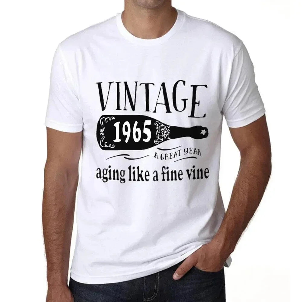 Men's Graphic Aging Like A Fine Wine 1965 59th - Adult & Kids T-Shirts, Sweatshirts & Hoodies apparel design preview 1