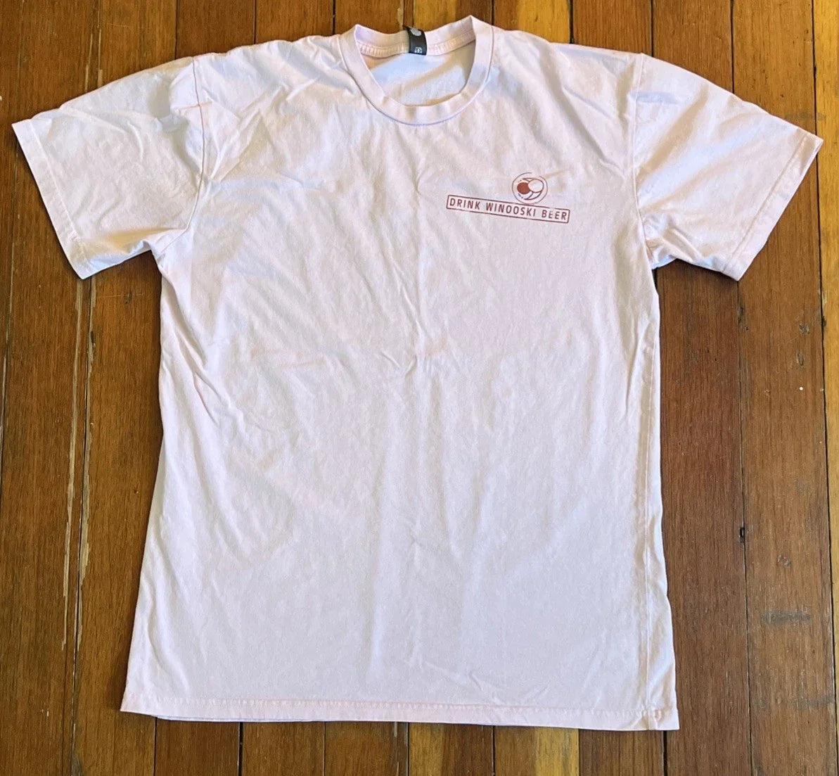Four Quarters Brewing Drink Winooski Beer Pink Men's - Adult & Kids T-Shirts, Sweatshirts & Hoodies apparel design preview 1