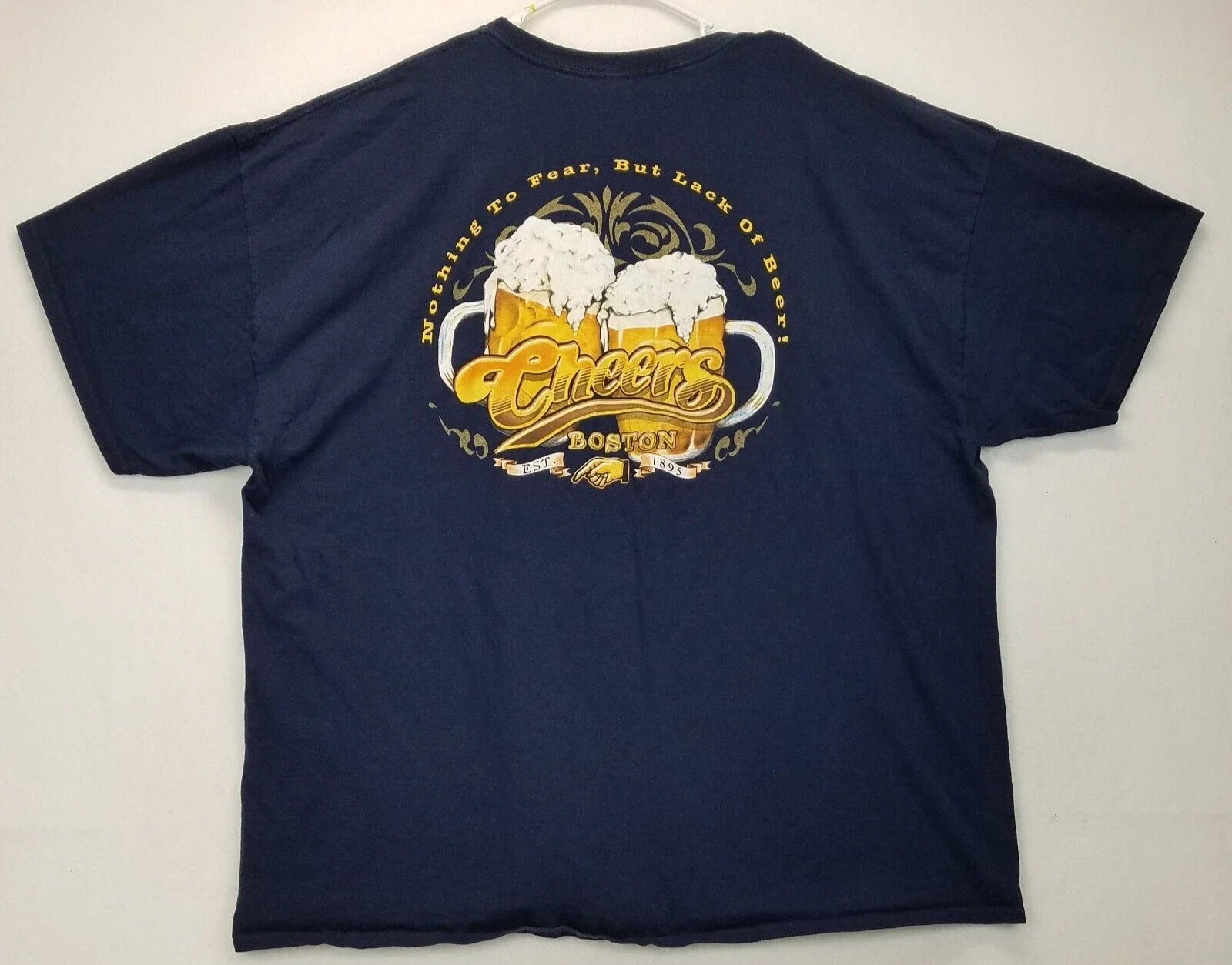 Gildan Cheers Mens 3XL Blue Short Sleeve Nothing to - Adult & Kids T-Shirts, Sweatshirts & Hoodies apparel design preview 1