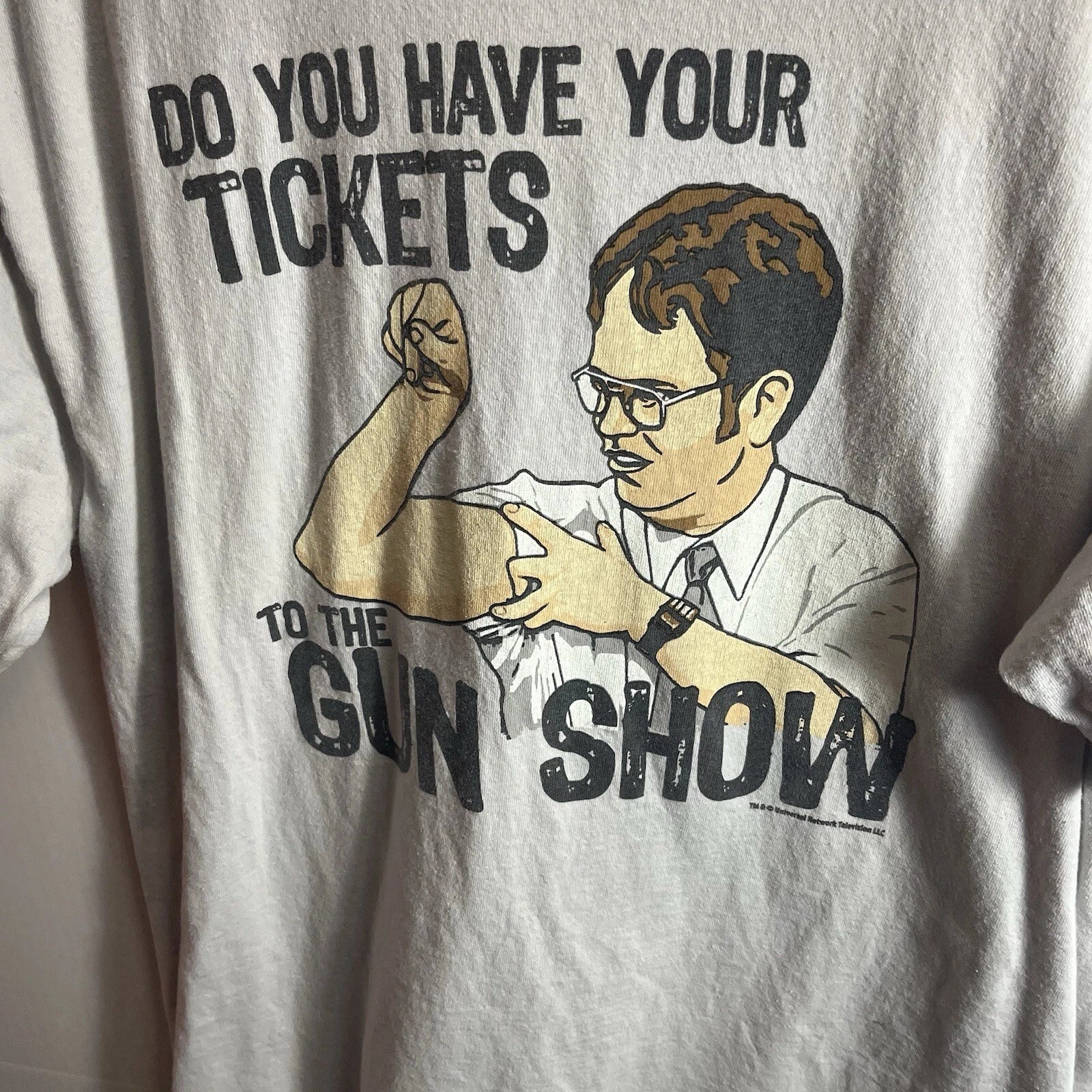 The Office Dwight Mens Large Y2K Vintage - Adult & Kids T-Shirts, Sweatshirts & Hoodies apparel design preview 1