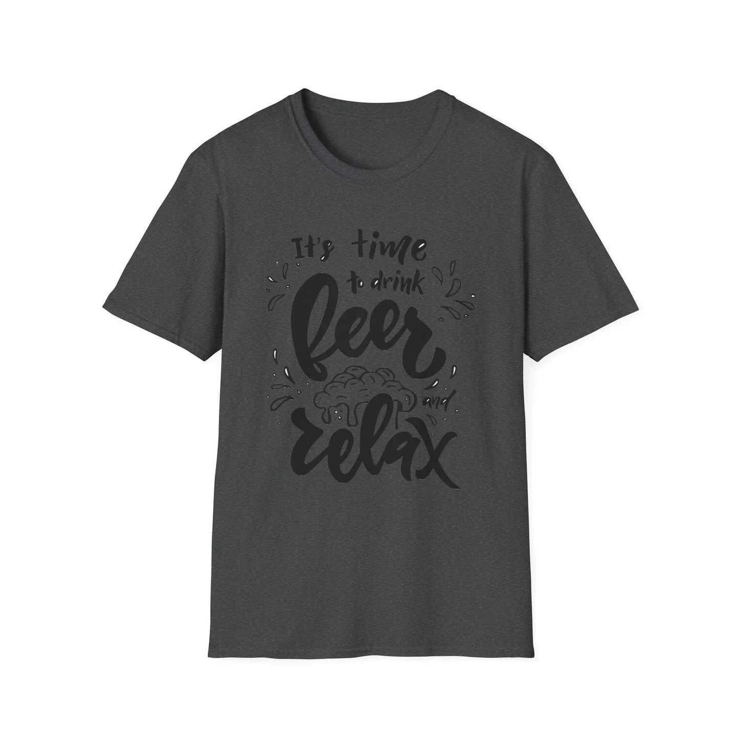 It's Time to Drink Beer Relax Typography - Adult & Kids T-Shirts, Sweatshirts & Hoodies apparel design preview 1
