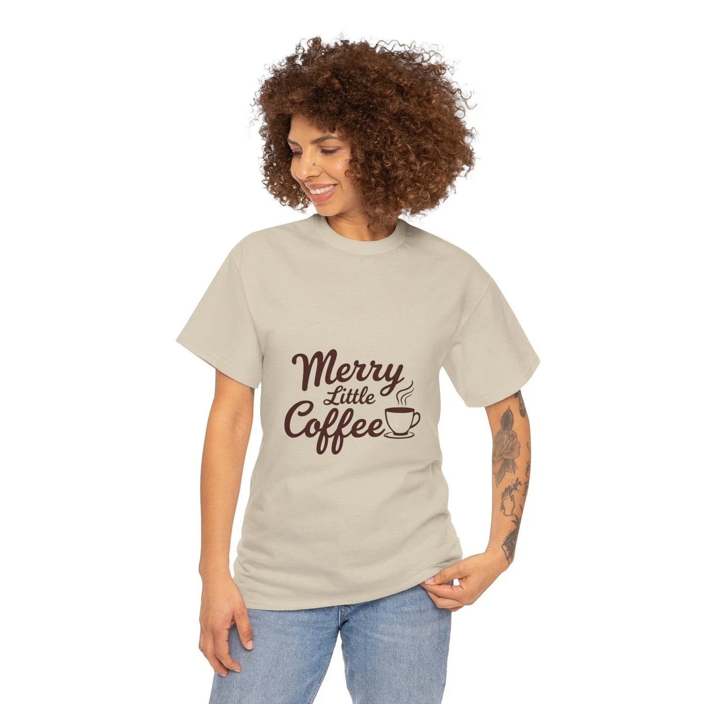 Merry Little Coffee Hot Cocoa Christmas Cup - Adult & Kids T-Shirts, Sweatshirts & Hoodies apparel design preview 1
