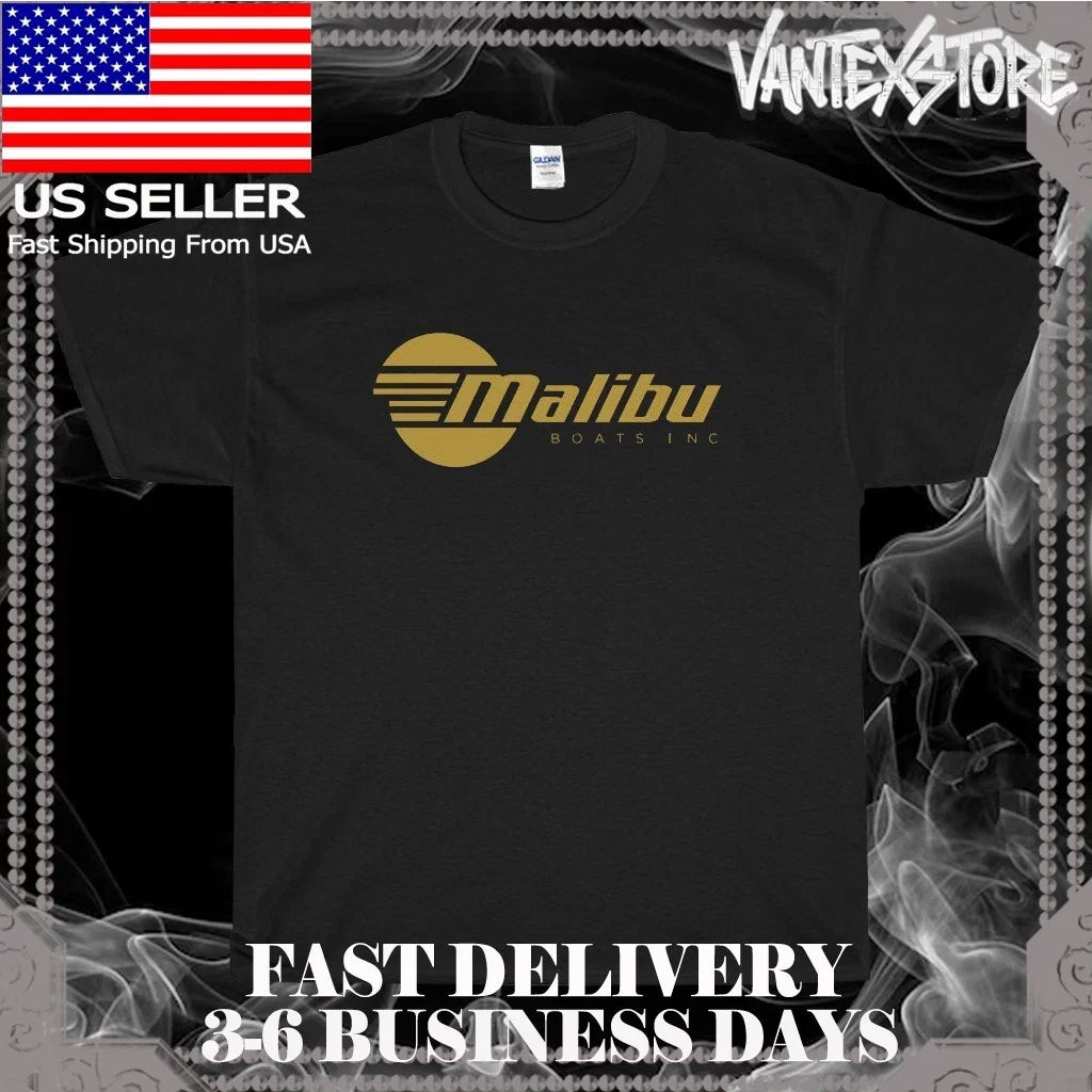 NEW MALIBU BOATS LOGO MEN'S FUNNY AMERICAN USA SIZE - Adult & Kids T-Shirts, Sweatshirts & Hoodies apparel design preview 1