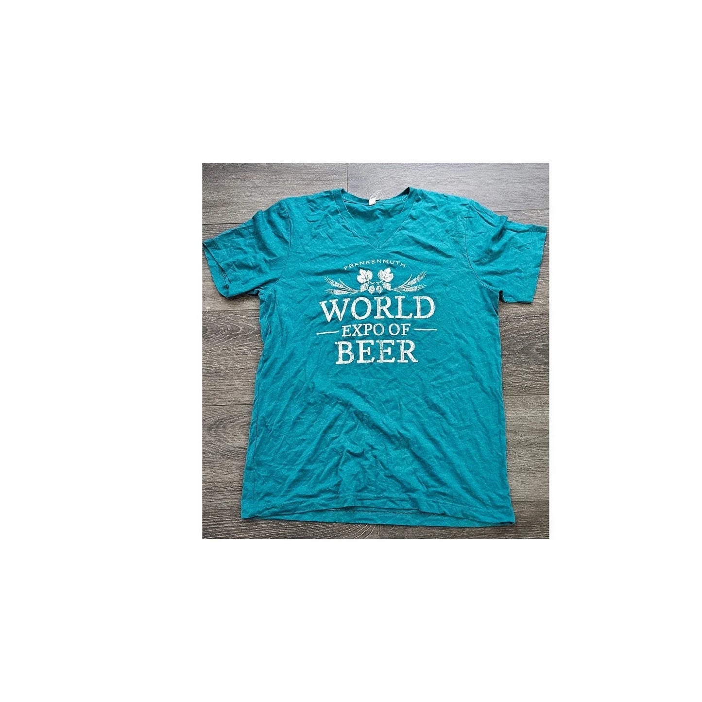 Frankenmuth World Expo of Beer Graphic Teal Blue - Adult & Kids T-Shirts, Sweatshirts & Hoodies apparel design preview 1