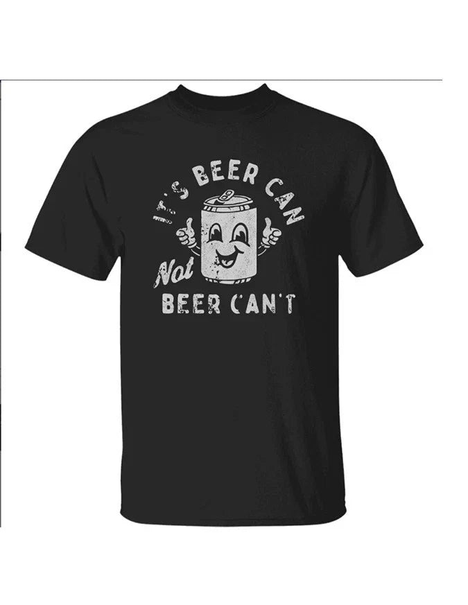 Funny Beer Can Pun Humor Graphic - Adult & Kids T-Shirts, Sweatshirts & Hoodies apparel design preview 1