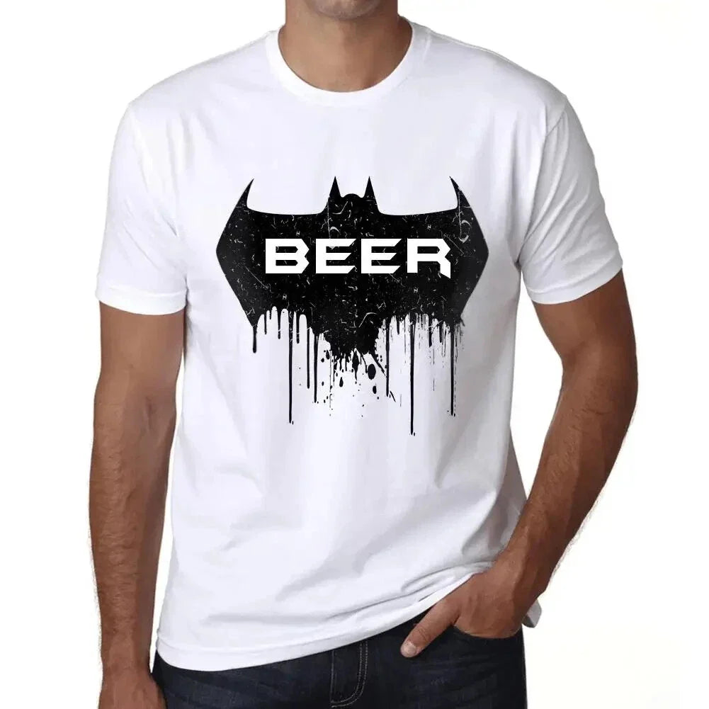 ULTRABASIC Men's Bat Beer Vintage - Adult & Kids T-Shirts, Sweatshirts & Hoodies apparel design preview 1