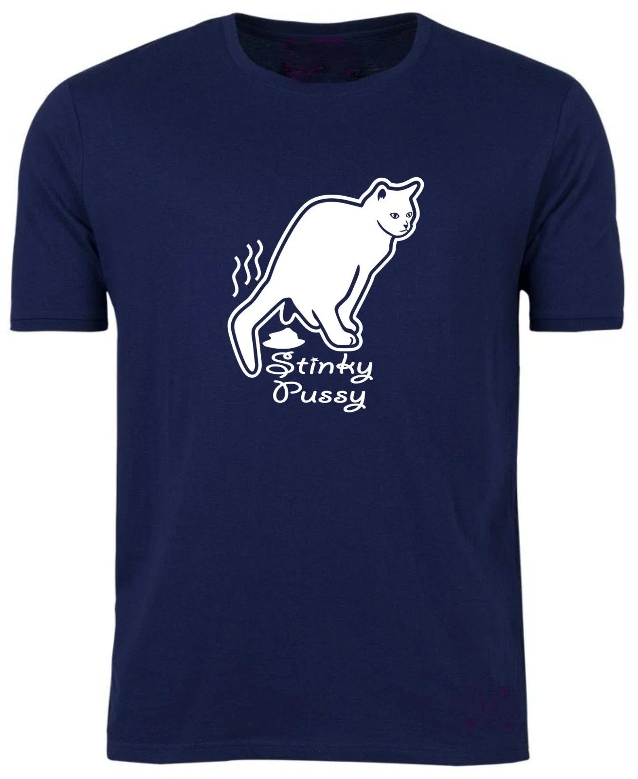 STINKY PUSSY Funny Rude Sex Cat Stag Night Xmas S-XXL - Adult & Kids T-Shirts, Sweatshirts & Hoodies apparel design preview 1